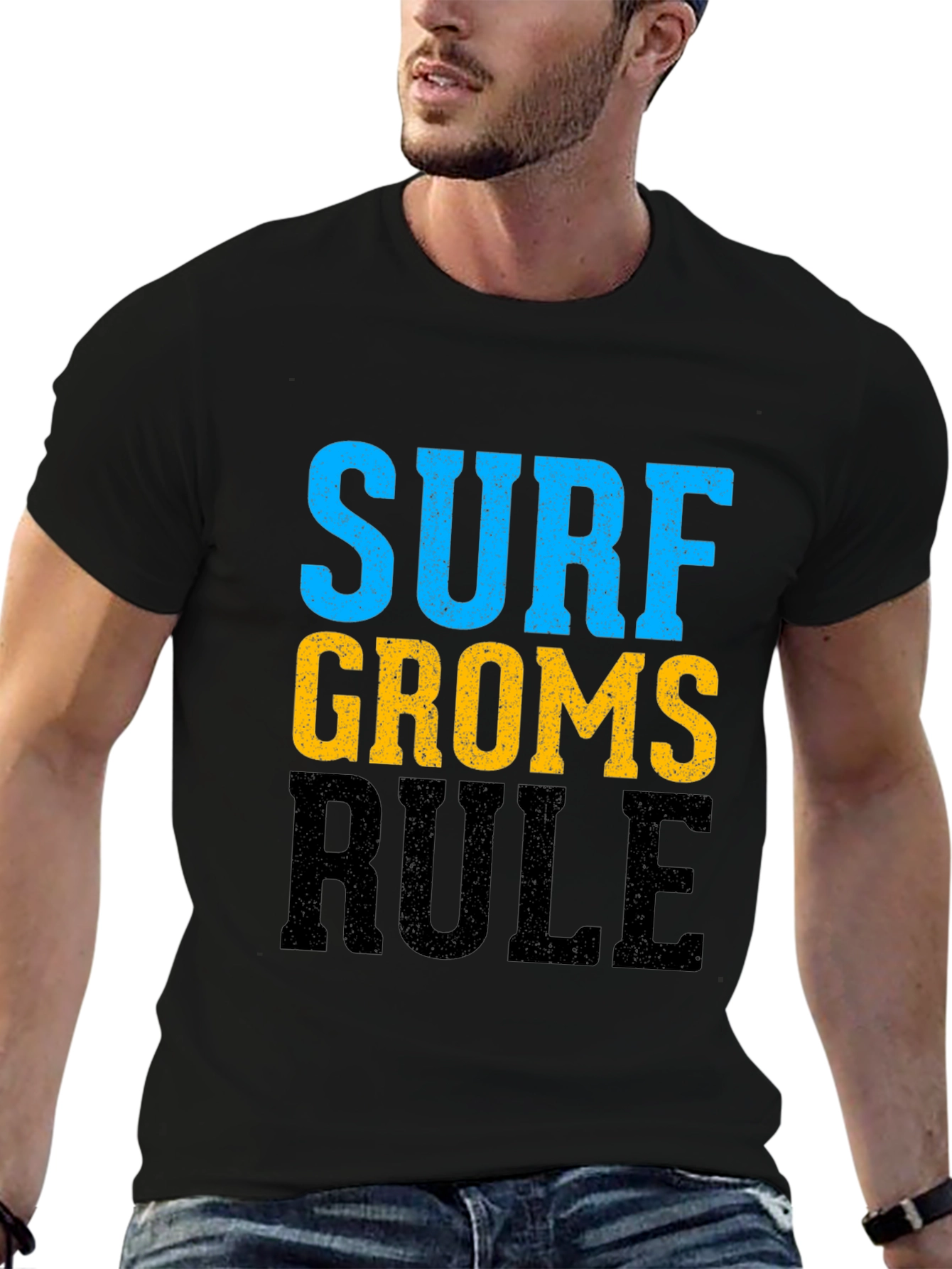 Surf Groms Rule Graphic T-Shirt