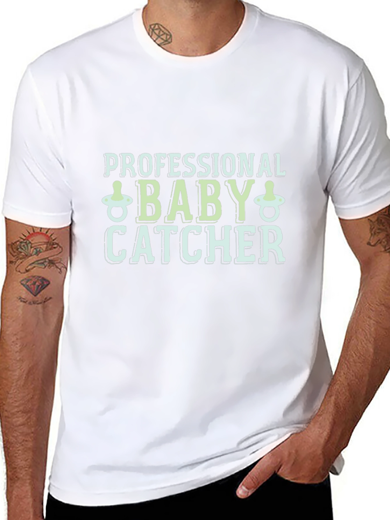Professional Baby Catcher Graphic T-Shirt
