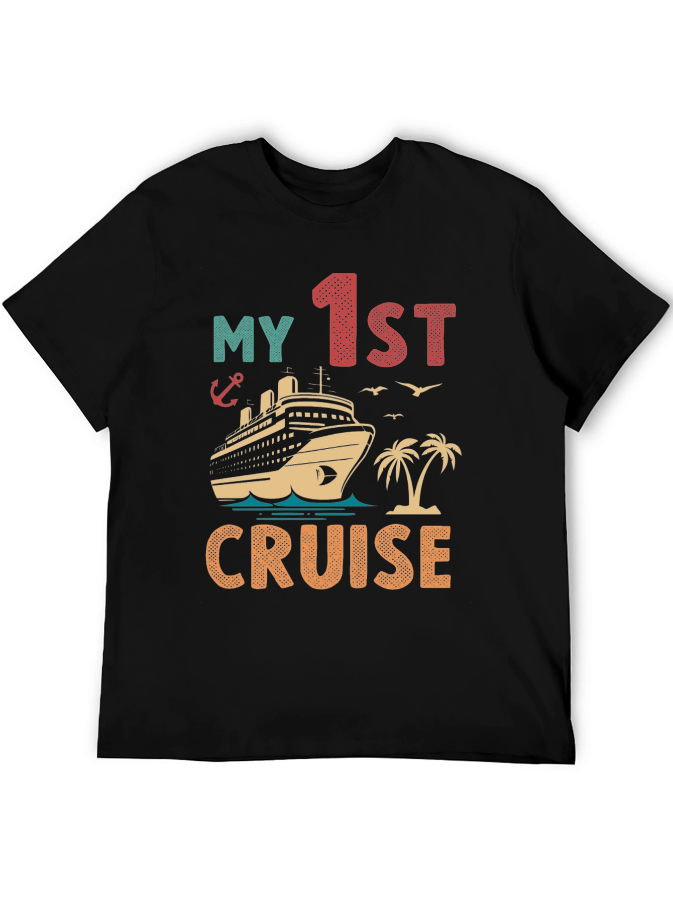 My 1st Cruise Vacation T-Shirt - Nautical Theme