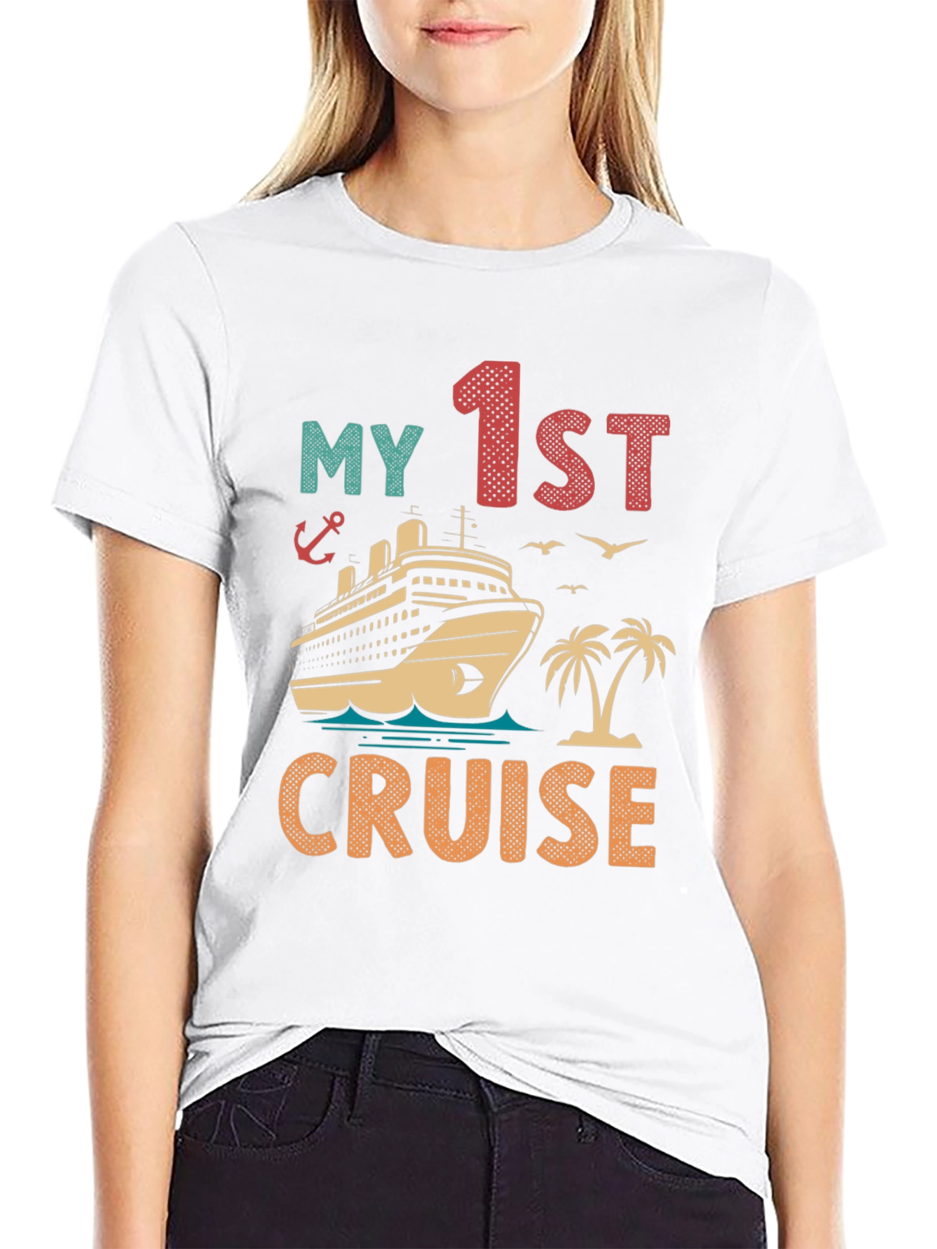 My 1st Cruise Vacation T-Shirt - Nautical Theme