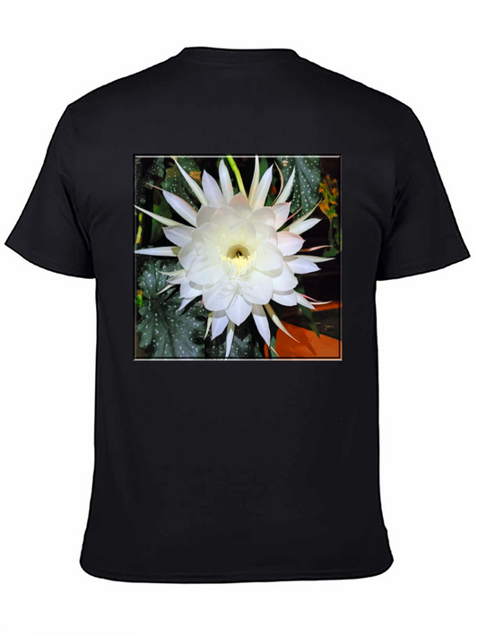 Night Blooming Cereus Flower Graphic T-Shirt