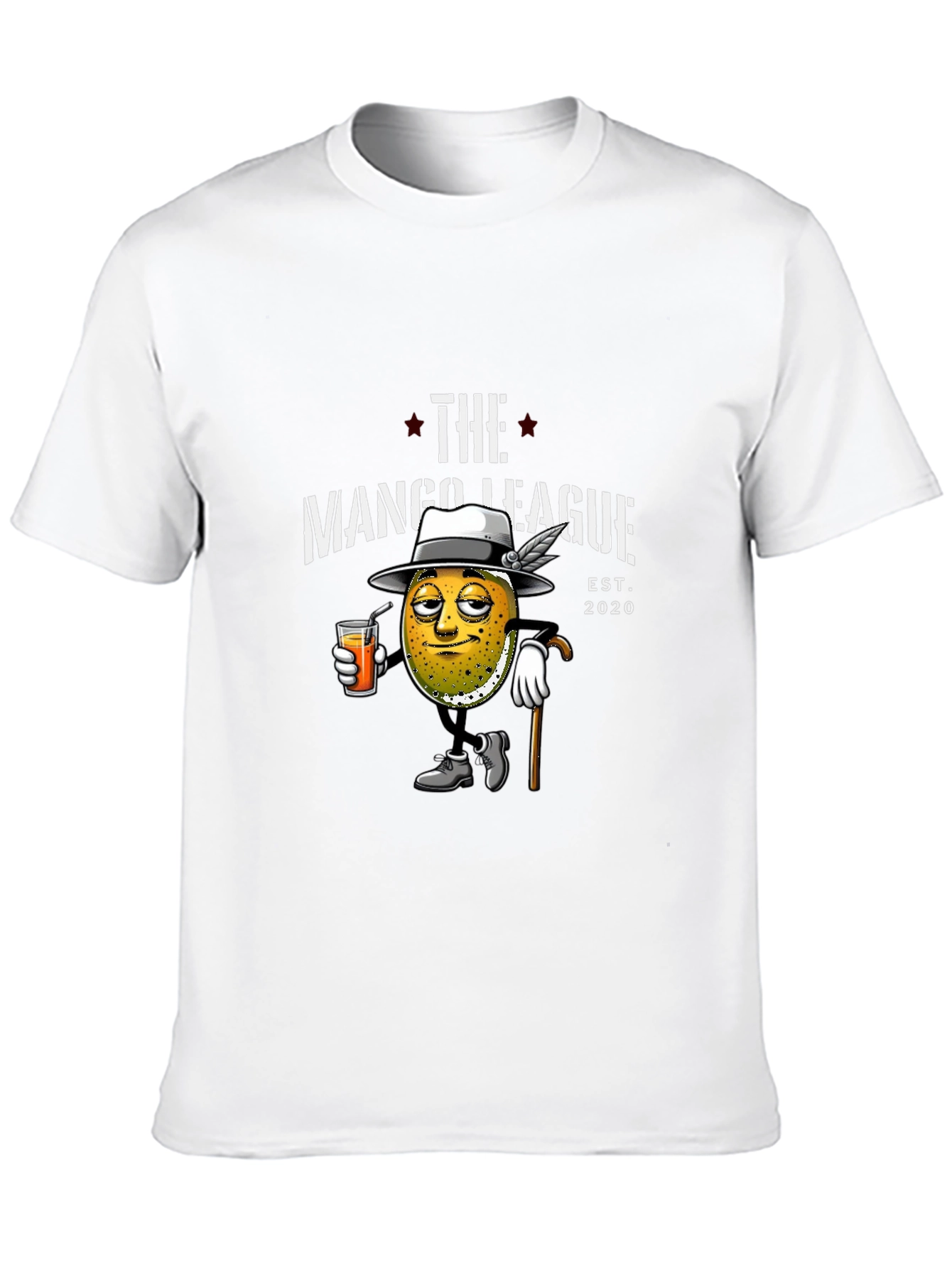 The Mango League Black Graphic T-Shirt