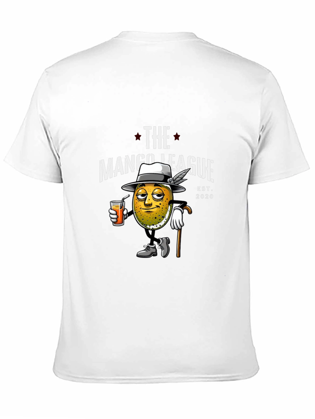 The Mango League Black Graphic T-Shirt