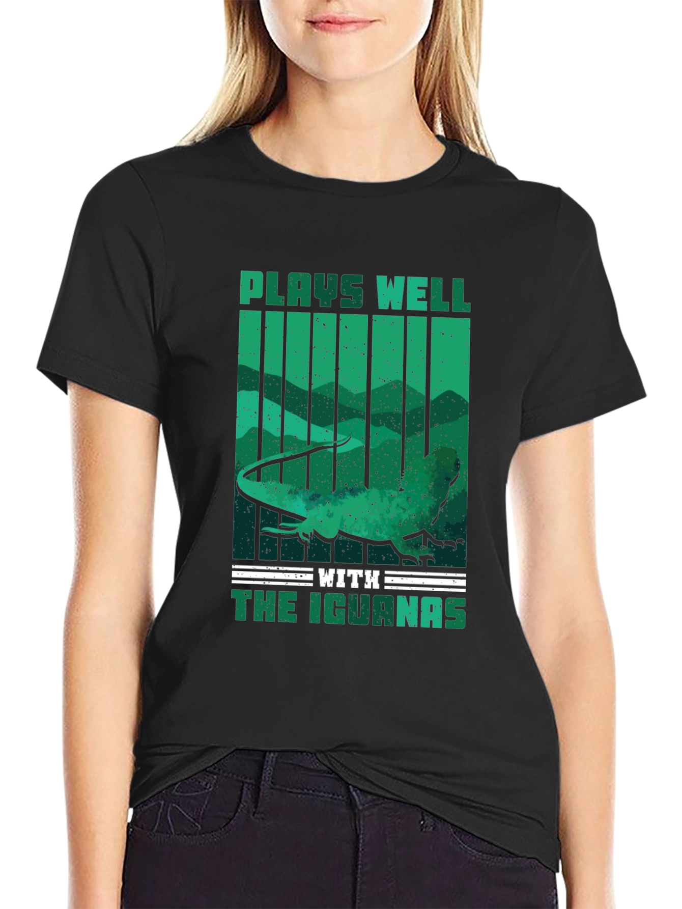 Plays Well With Iguanas T-Shirt