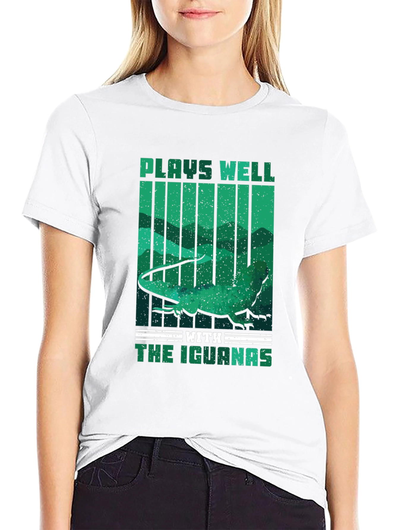 Plays Well With Iguanas T-Shirt