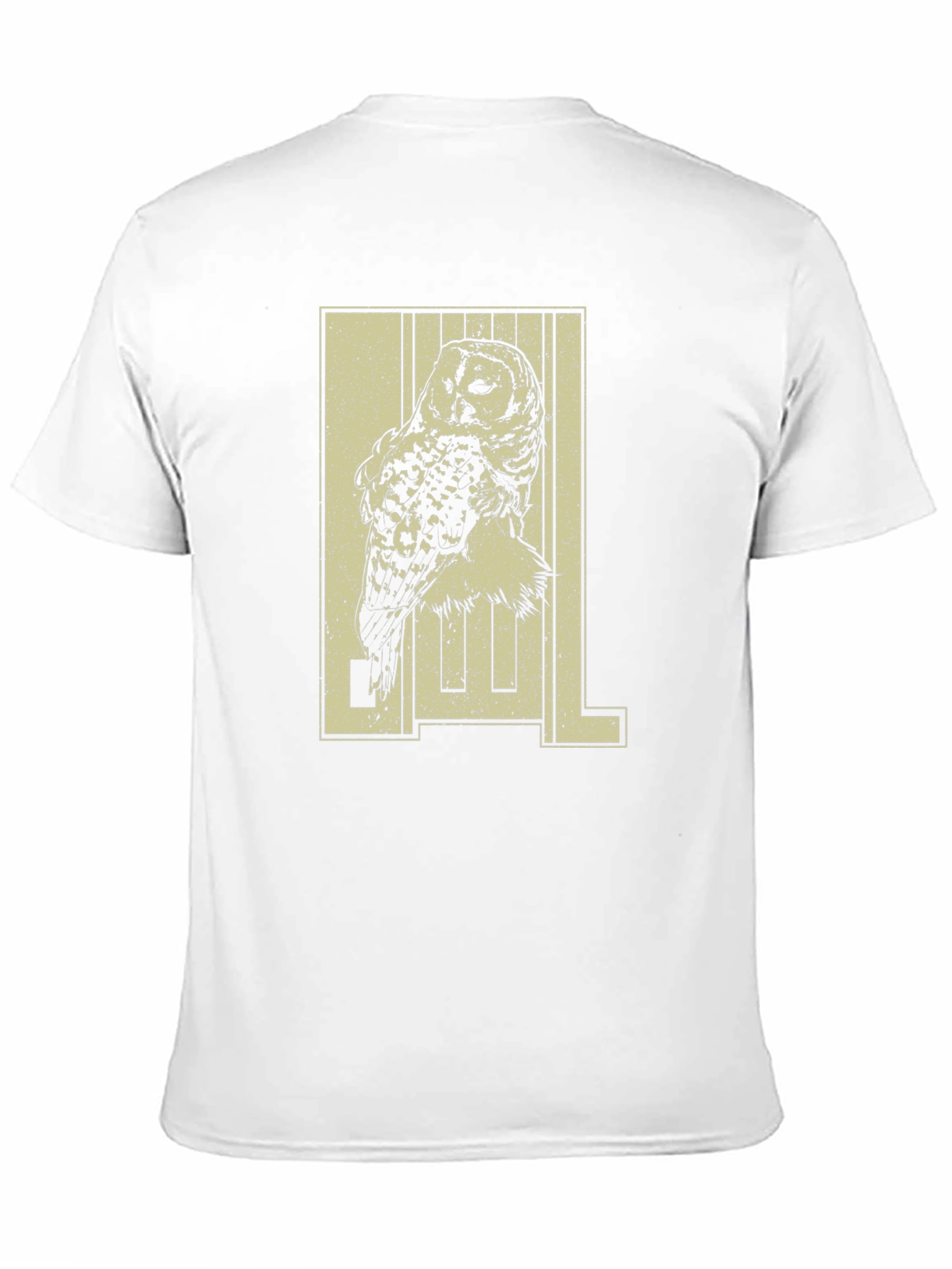 Owl Graphic Print Black T-Shirt