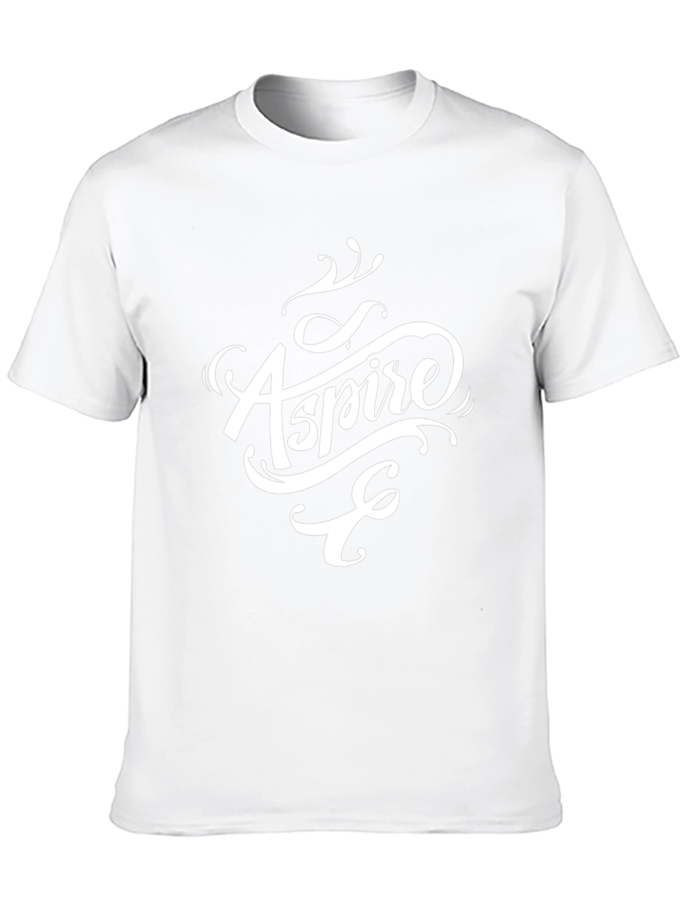 Aspire Graphic Tee - Stylish Mens Black T-Shirt
