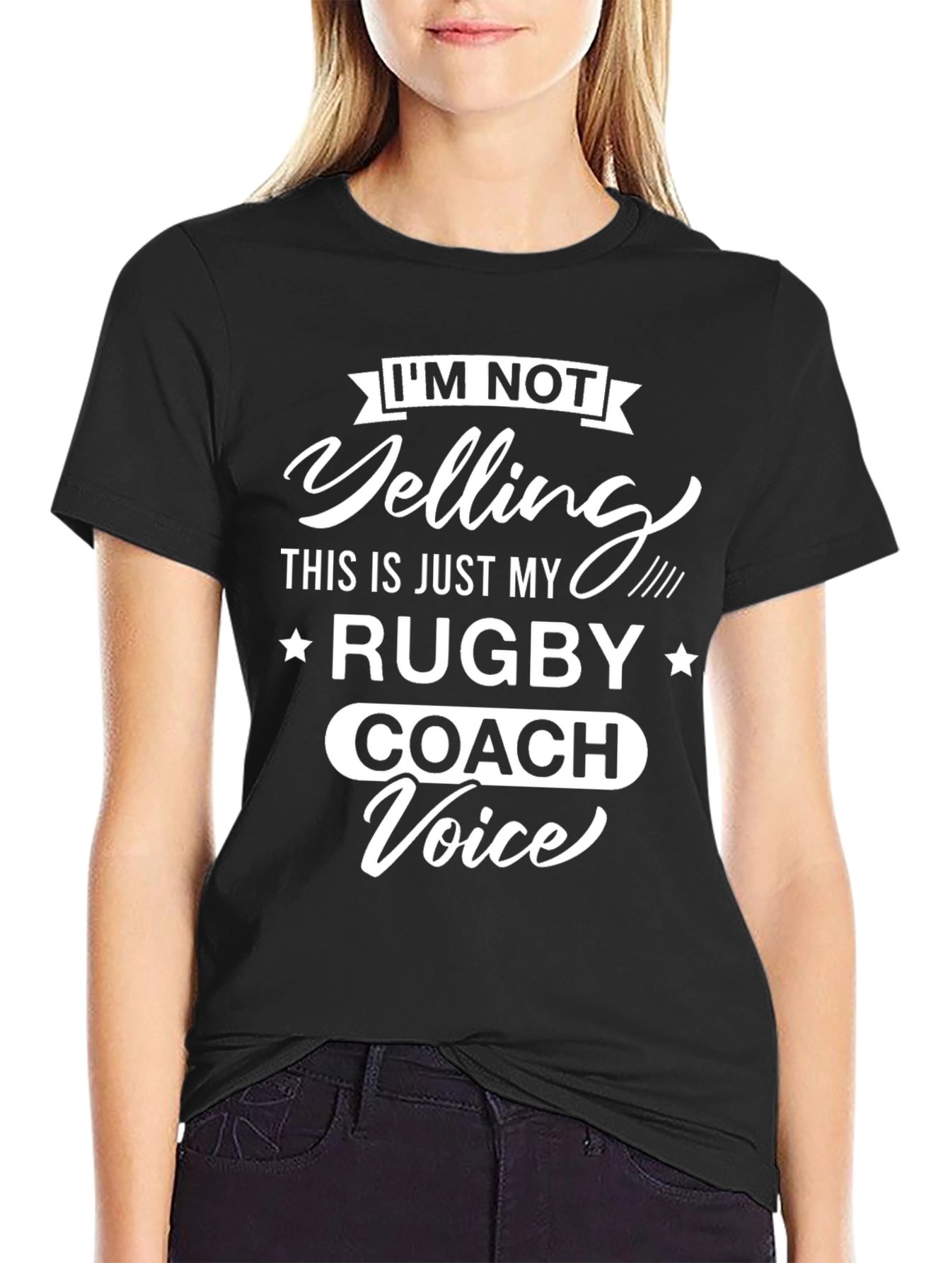 Rugby Coach Voice T-Shirt - Funny Sports Tee