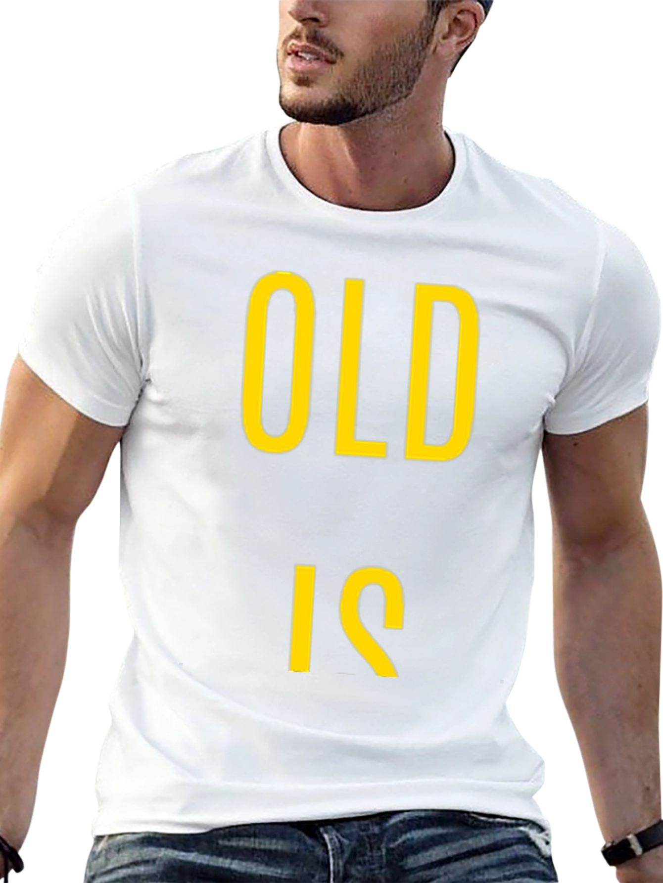 Old Is Gold Black Graphic Tee