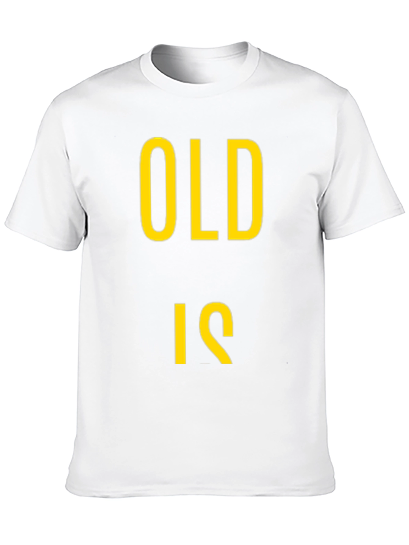 Old Is Gold Black Graphic Tee
