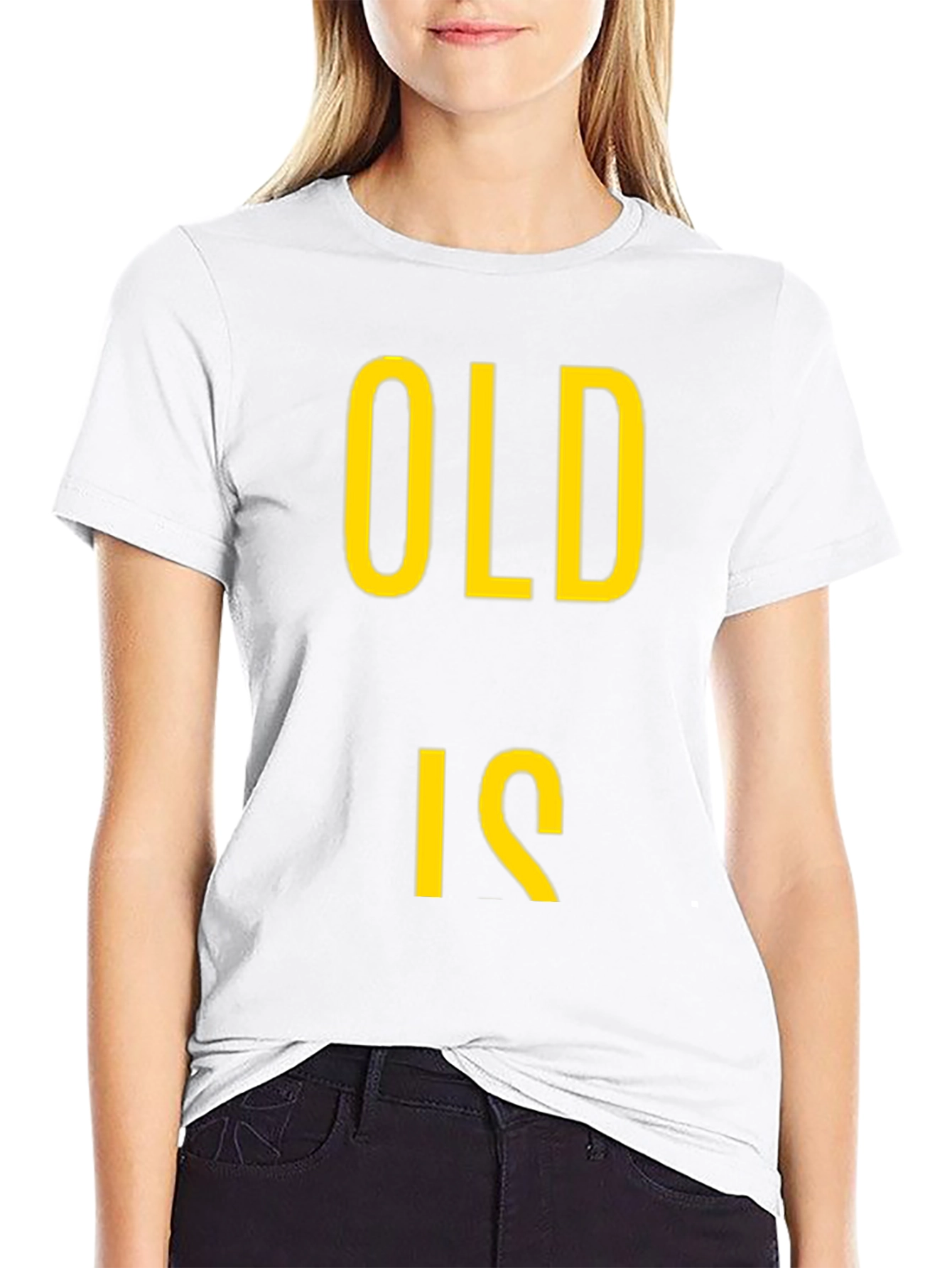 Old Is Gold Black Graphic Tee