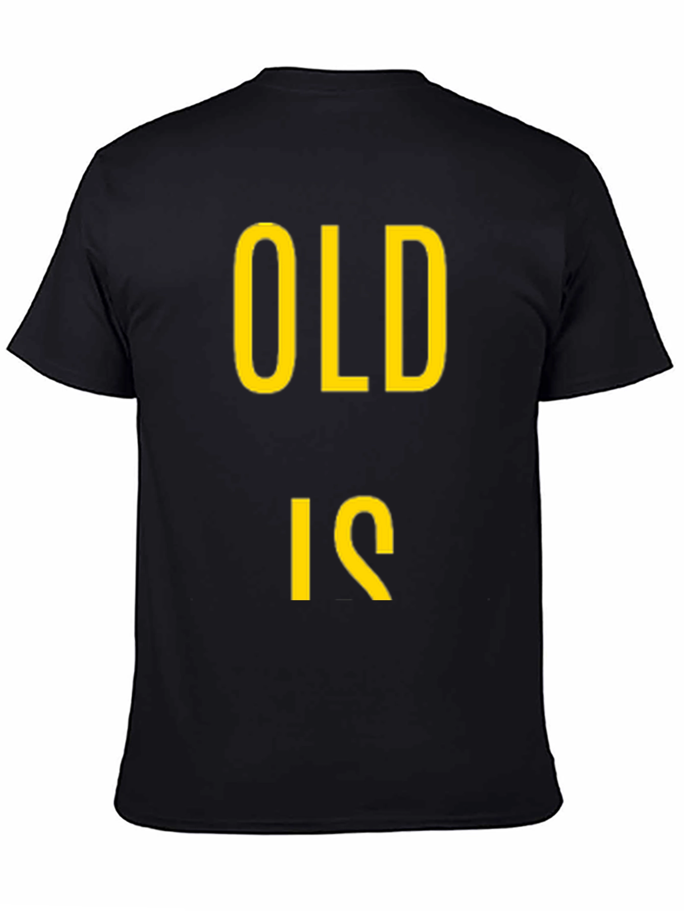 Old Is Gold Black Graphic Tee