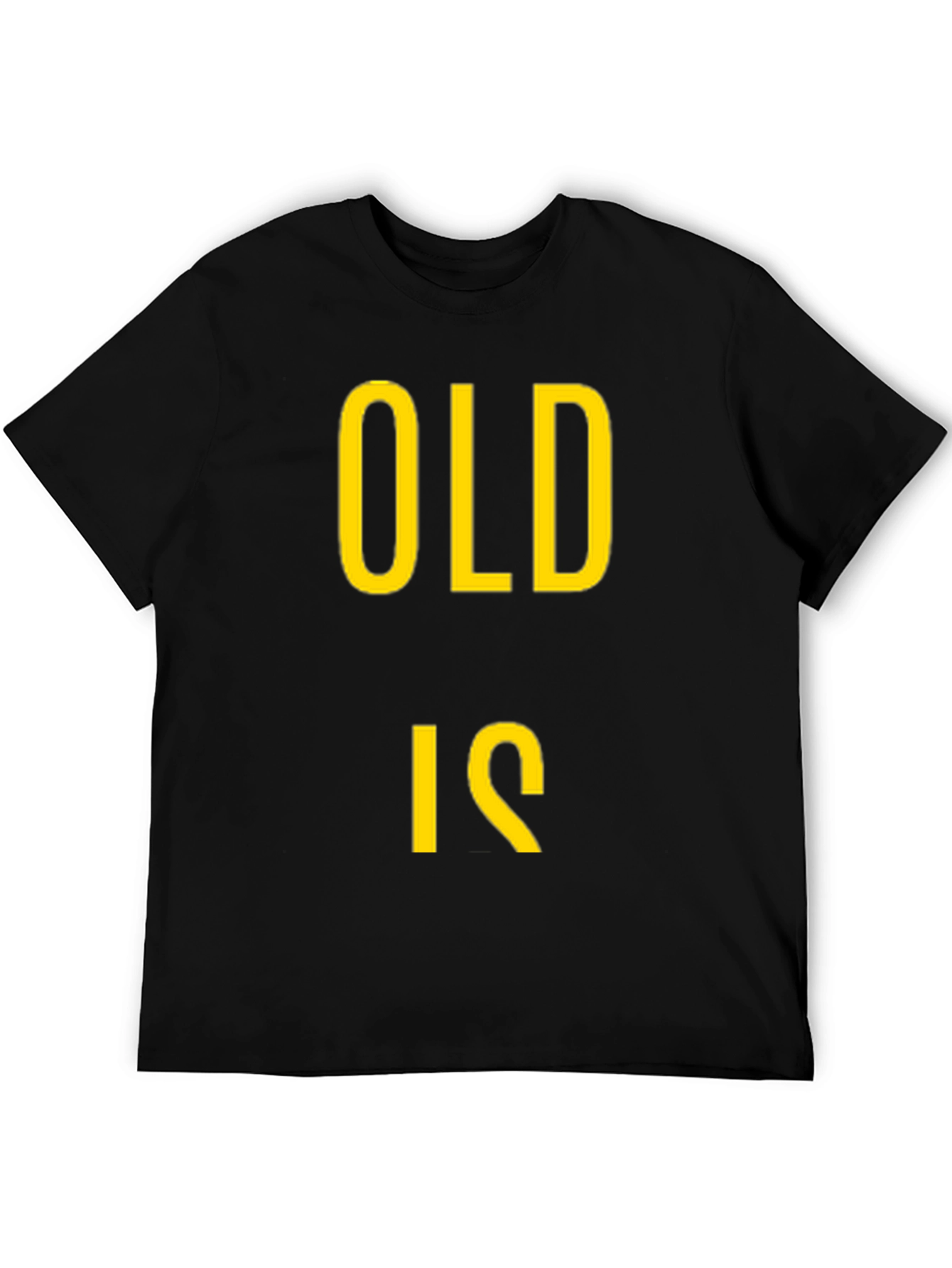 Old Is Gold Black Graphic Tee