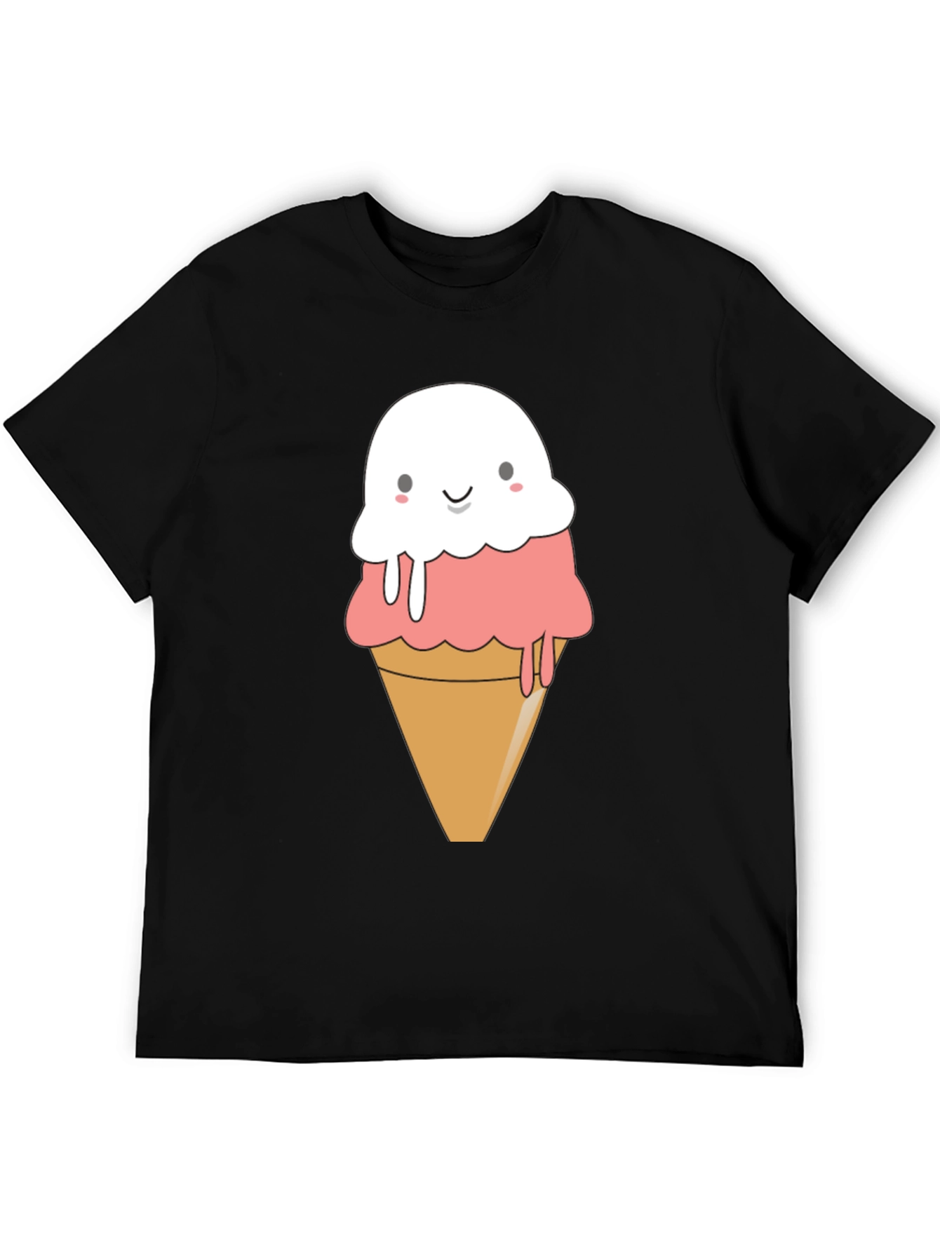 Cute Ice Cream Cone Graphic T-Shirt
