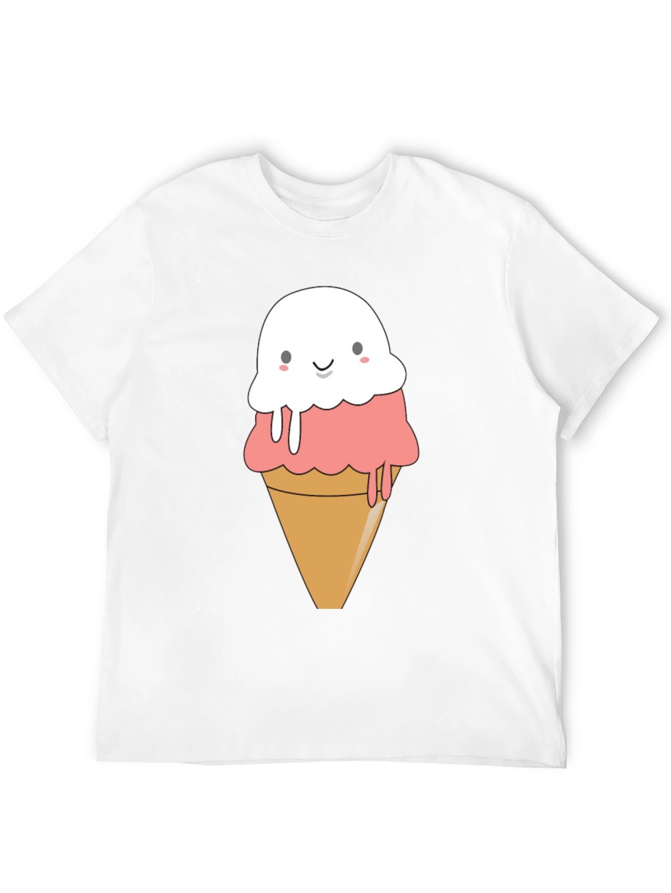 Cute Ice Cream Cone Graphic T-Shirt