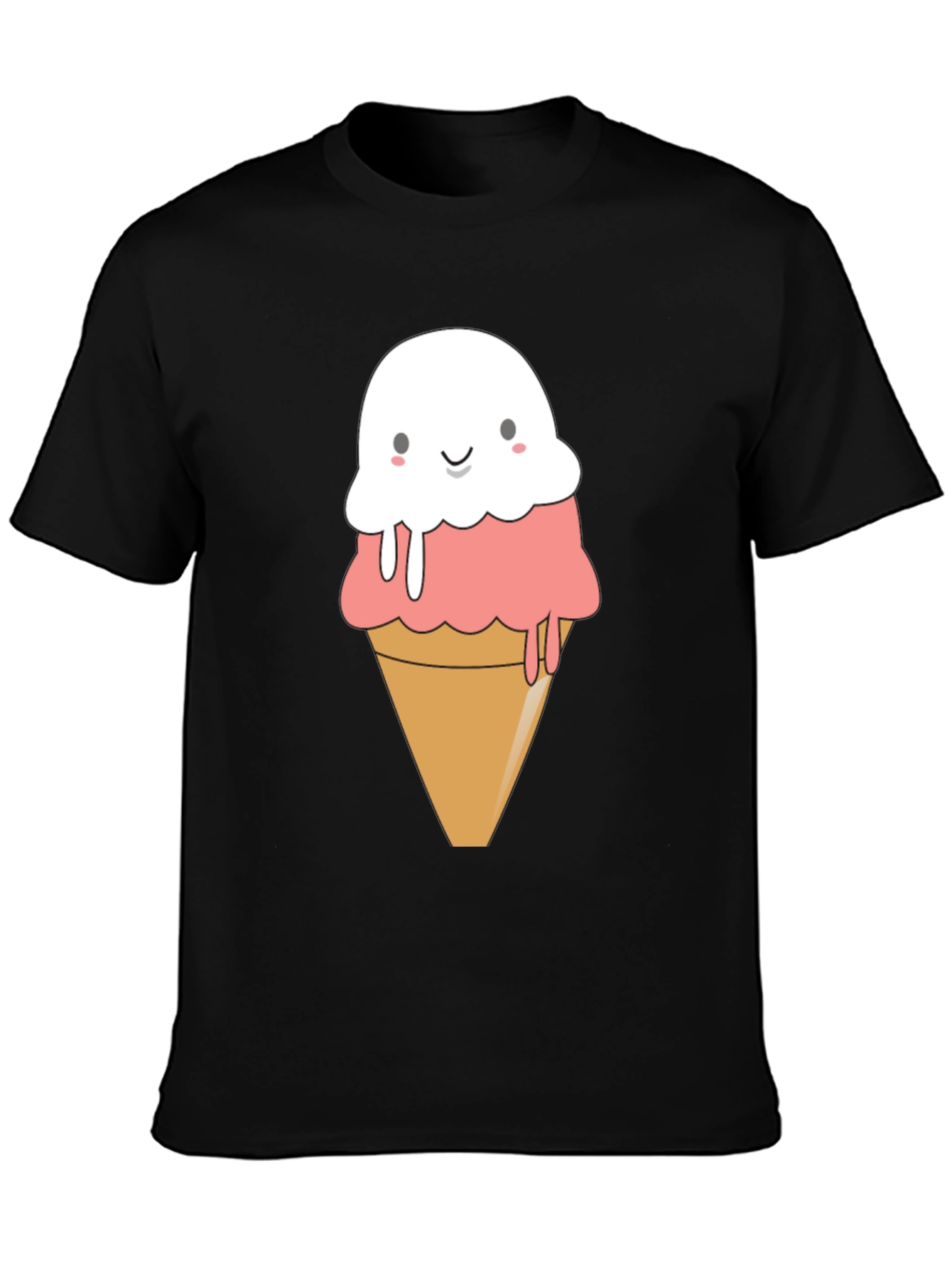 Cute Ice Cream Cone Graphic T-Shirt