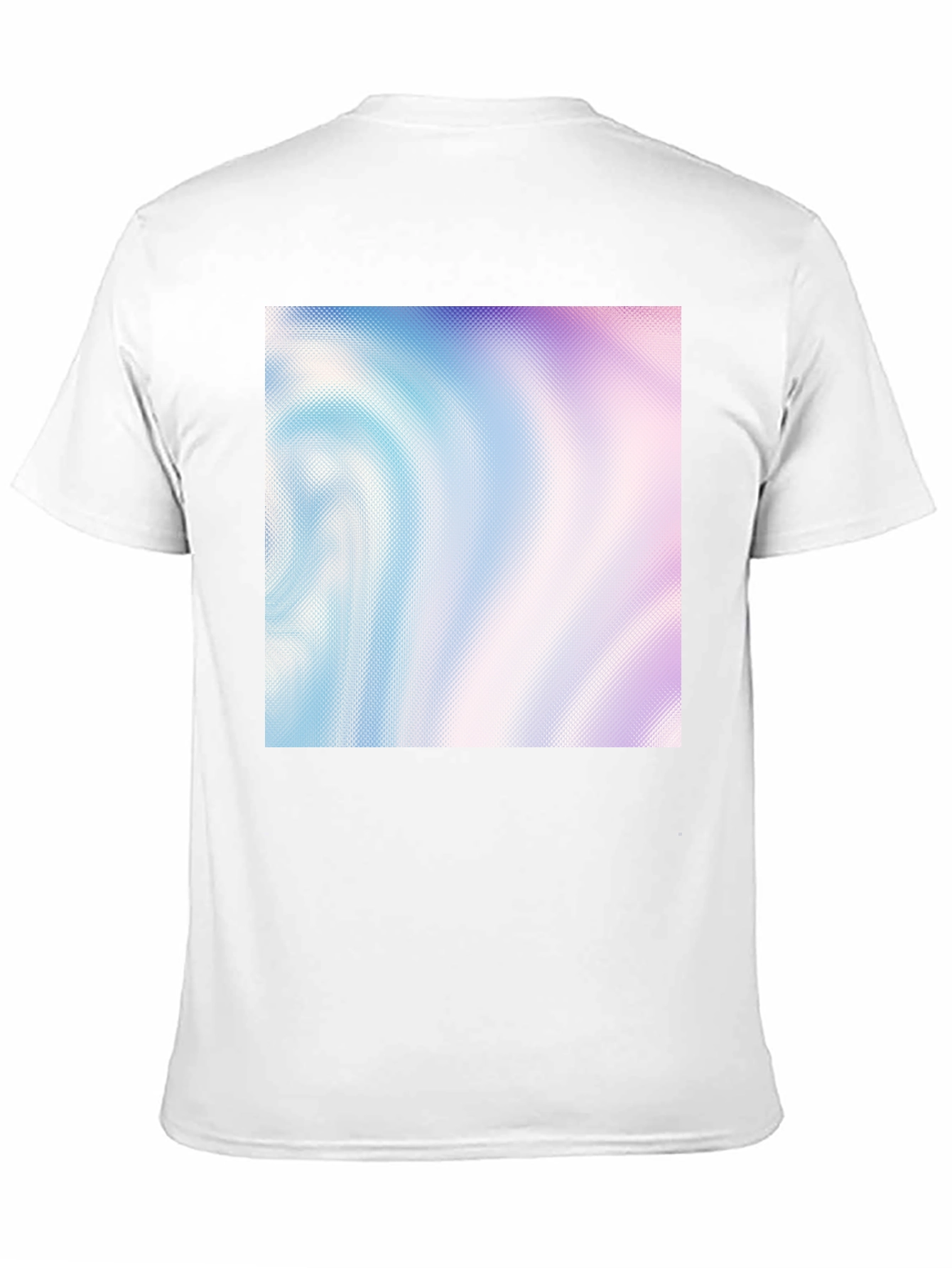 Abstract Swirl Pattern Black T-Shirt