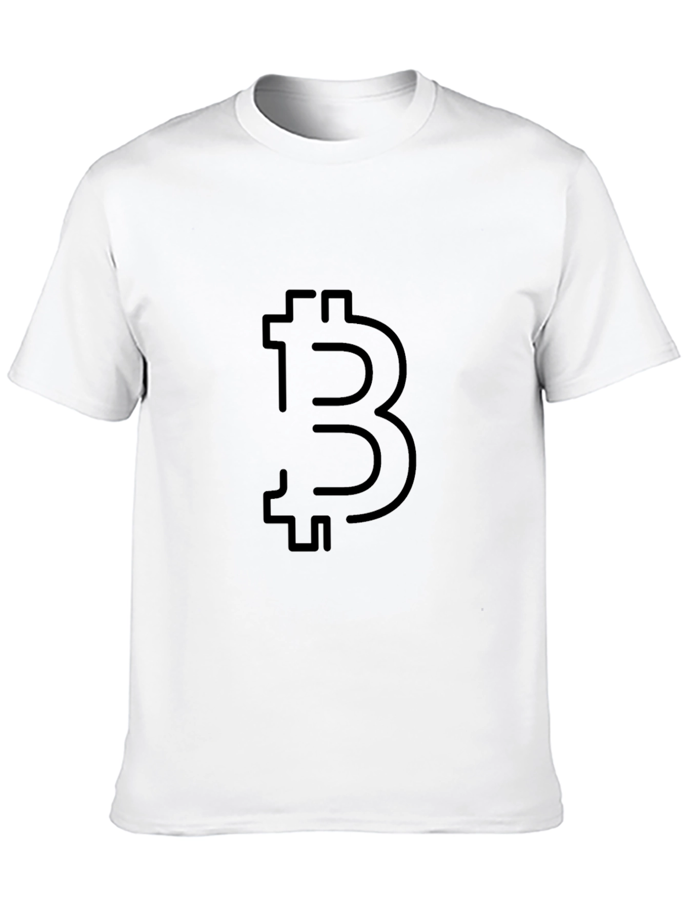 Bitcoin Symbol Black T-Shirt - Crypto Currency Tee