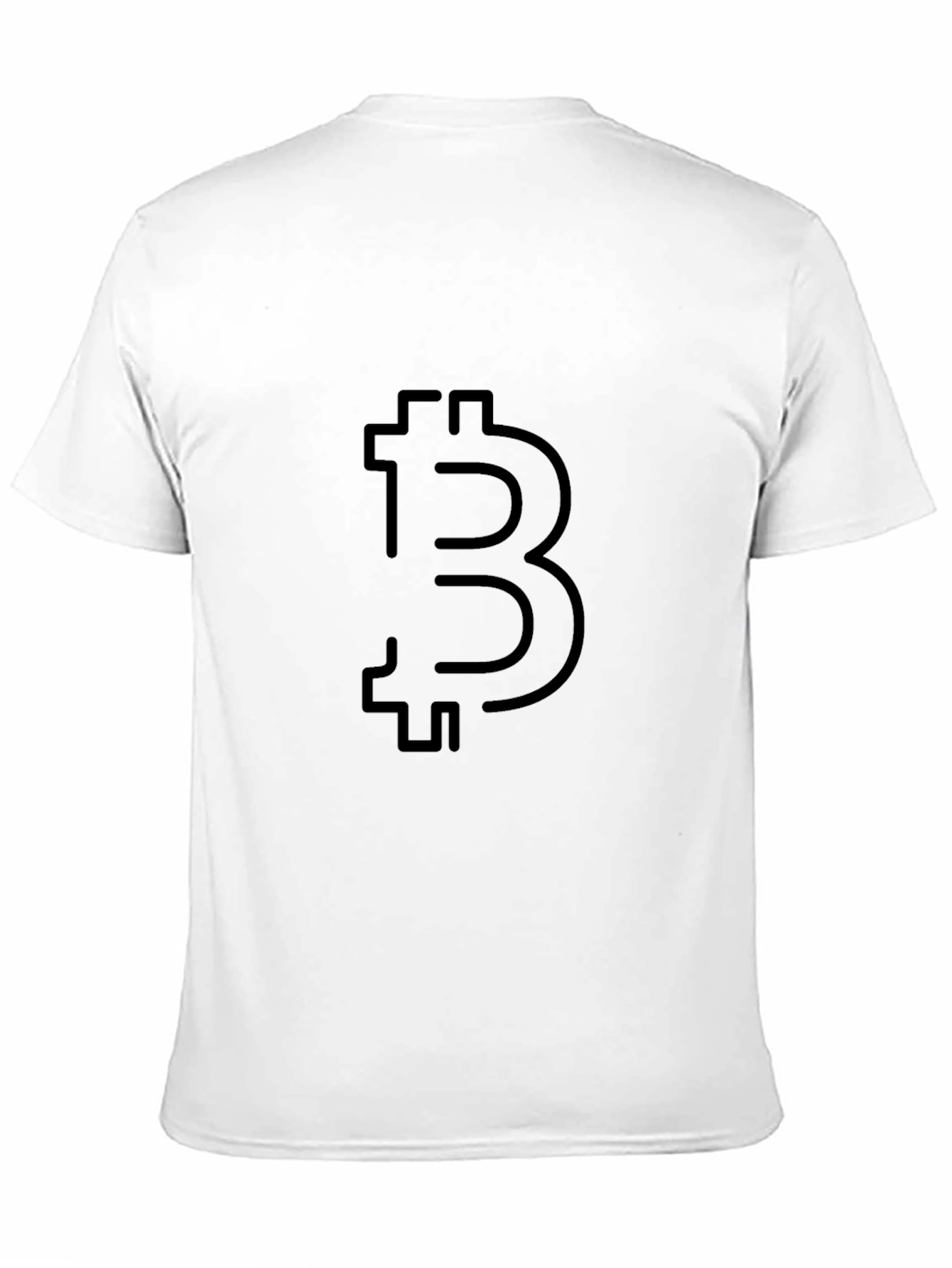 Bitcoin Symbol Black T-Shirt - Crypto Currency Tee