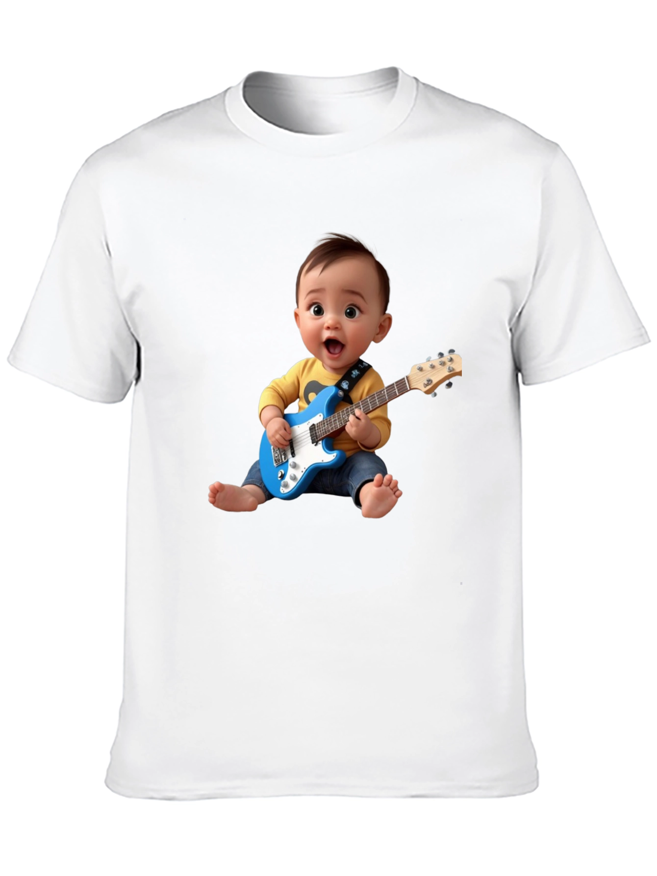 Baby Guitarist T-Shirt: Rock Star Style
