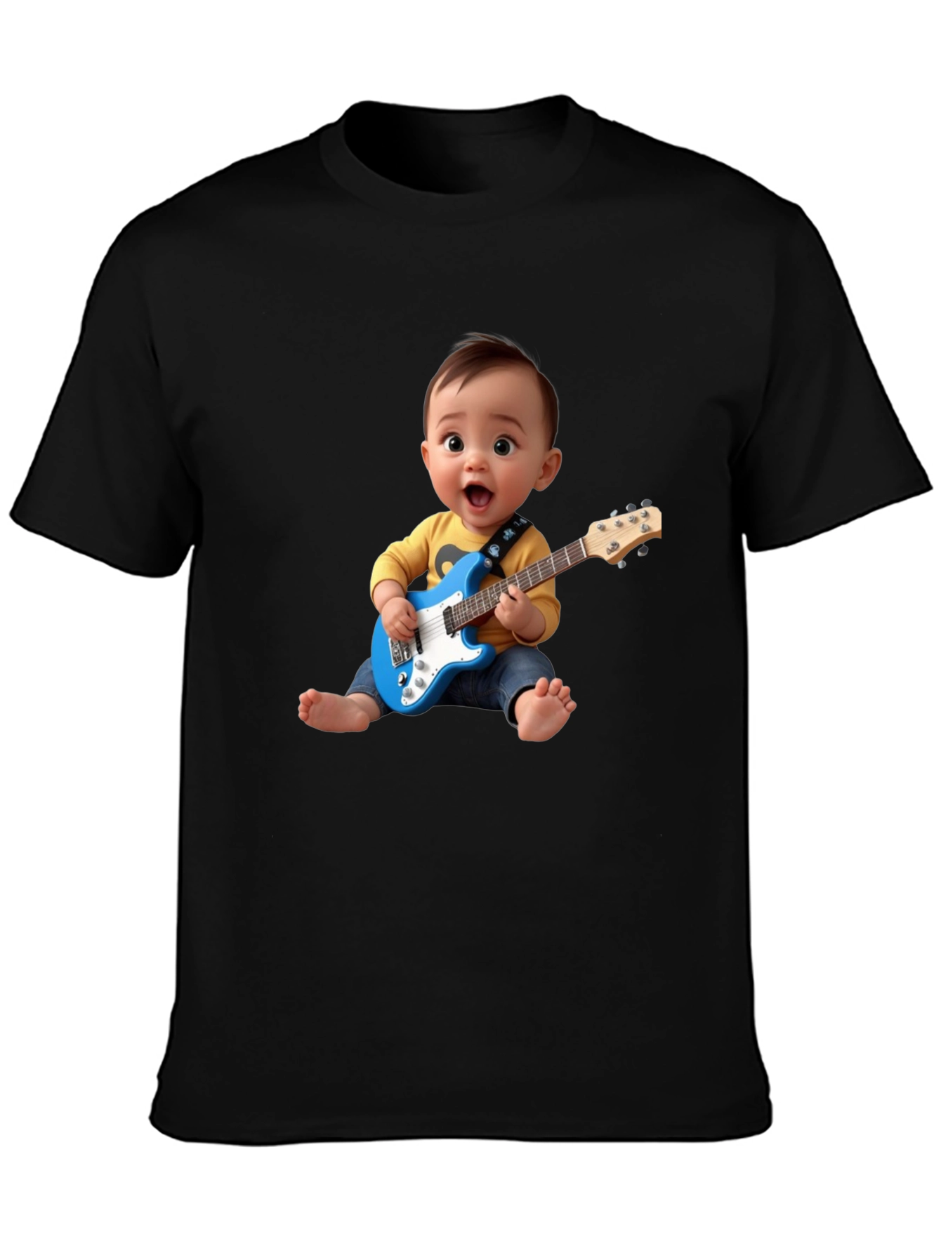 Baby Guitarist T-Shirt: Rock Star Style