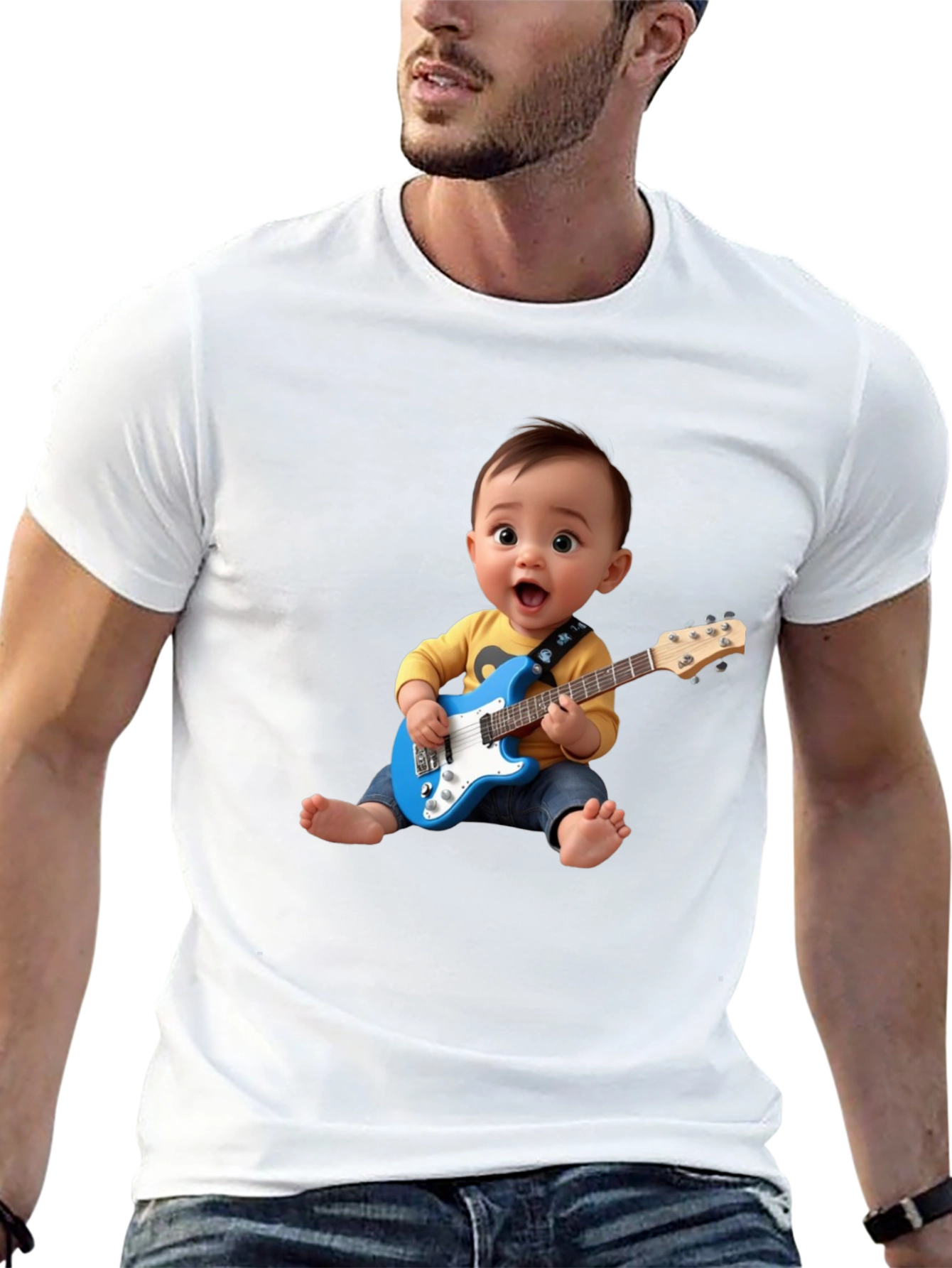 Baby Guitarist T-Shirt: Rock Star Style