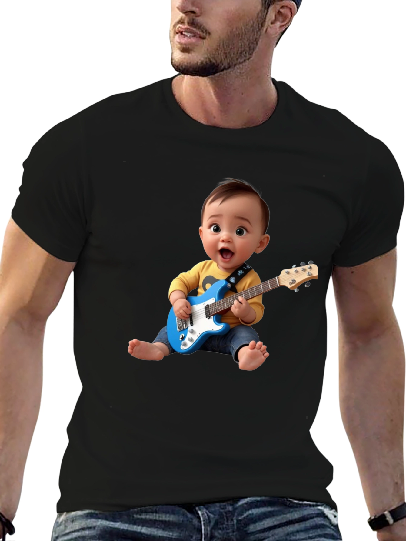 Baby Guitarist T-Shirt: Rock Star Style