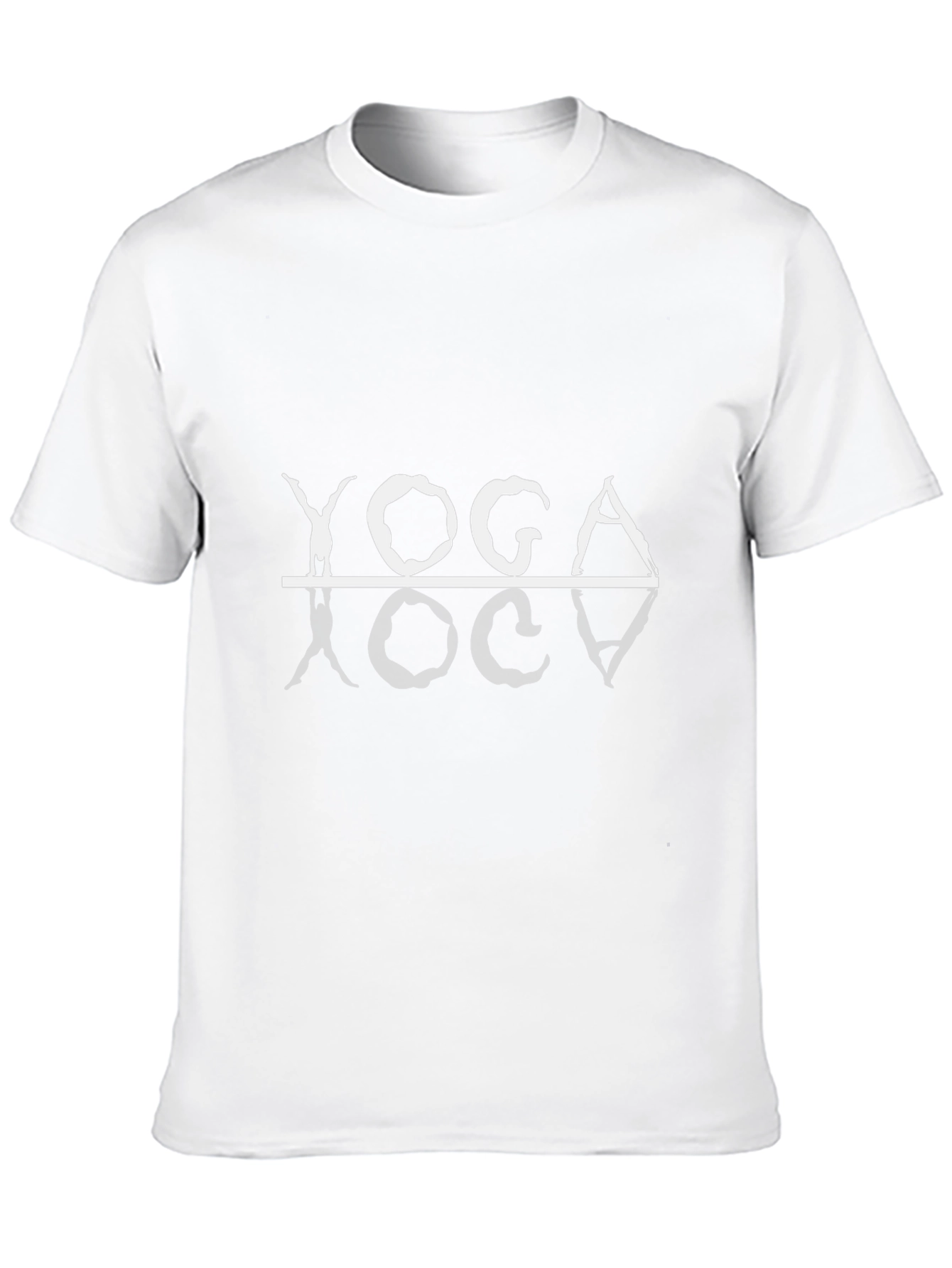 Yoga T-Shirt Black Cotton Graphic Tee