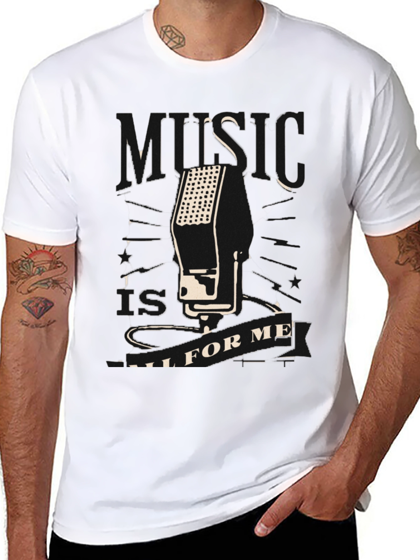 Music Is All For Me T-Shirt