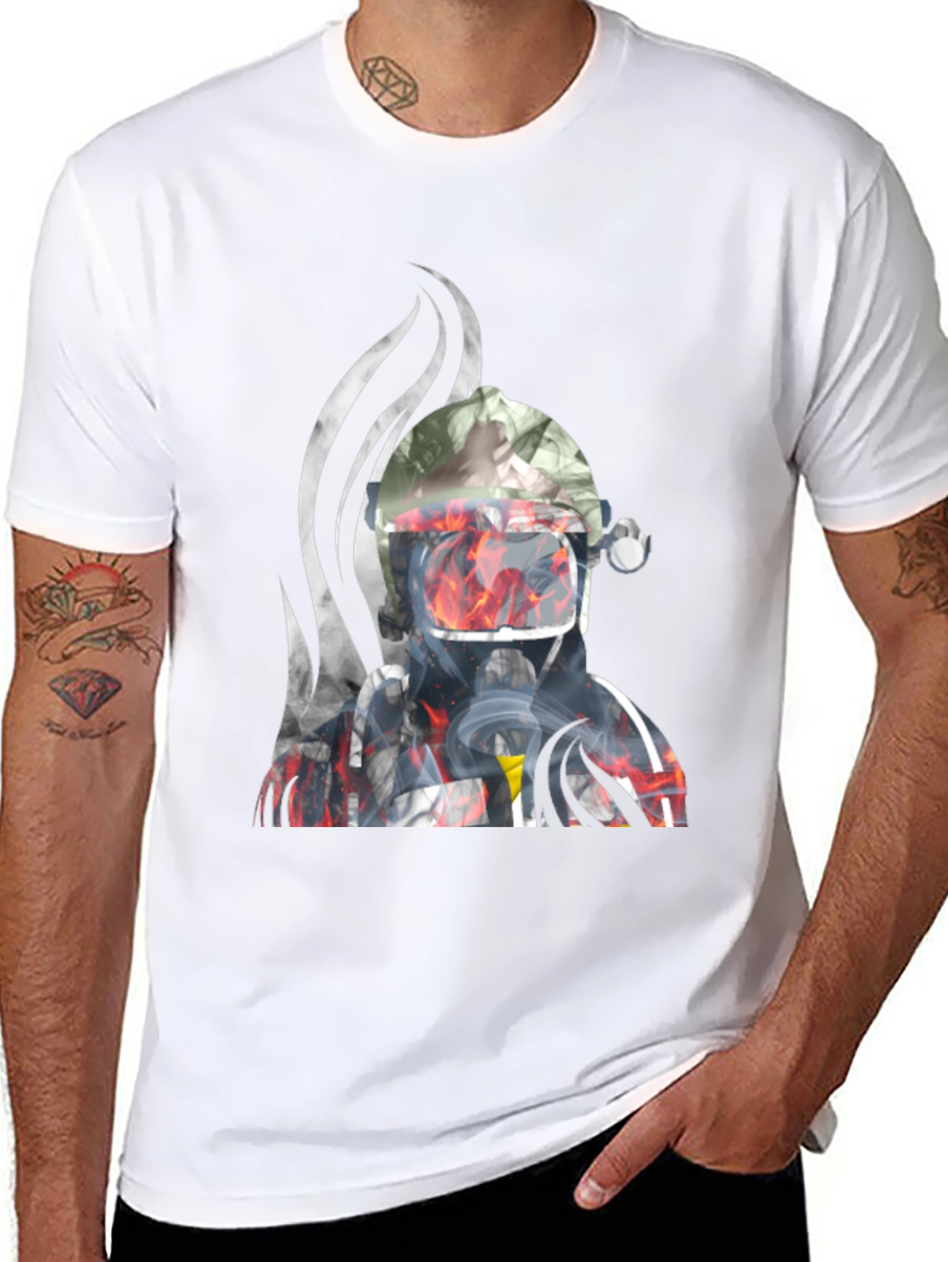 Firefighter T-Shirt - Unique Graphic Tee