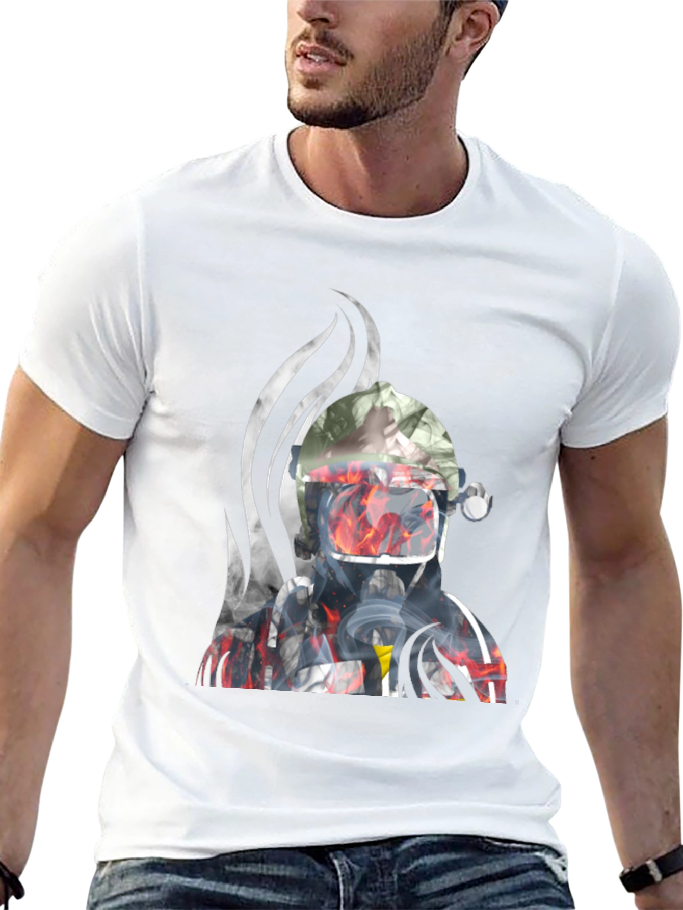Firefighter T-Shirt - Unique Graphic Tee