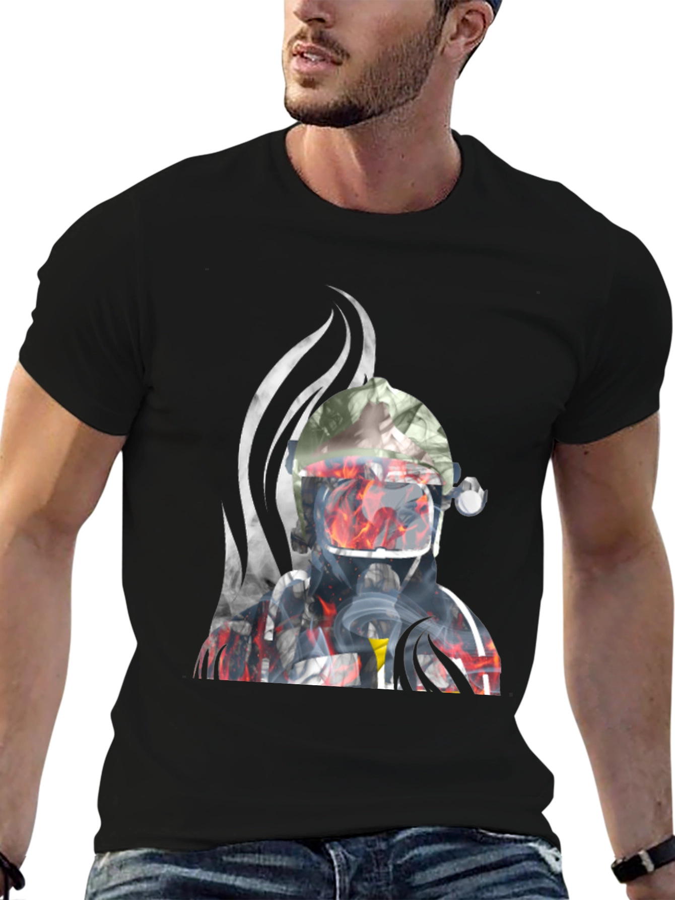 Firefighter T-Shirt - Unique Graphic Tee