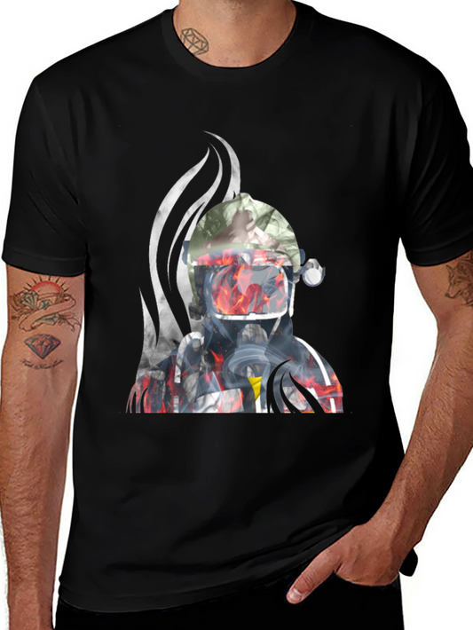 Firefighter T-Shirt - Unique Graphic Tee