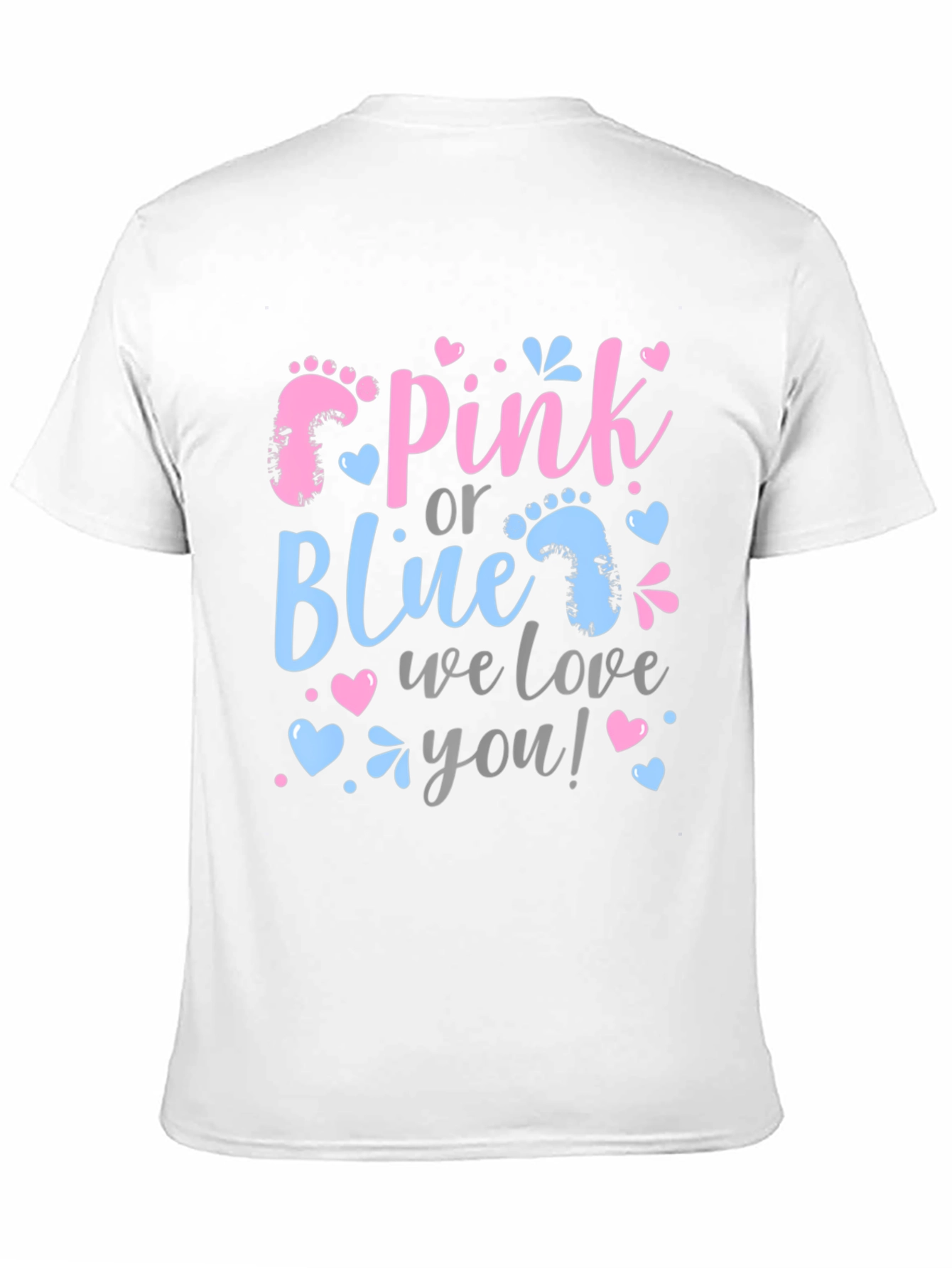 Pink or Blue Gender Reveal T-Shirt