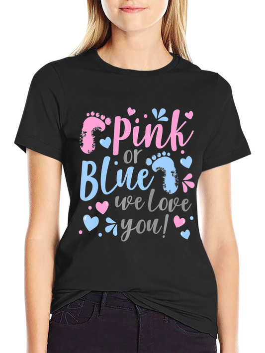 Pink or Blue Gender Reveal T-Shirt