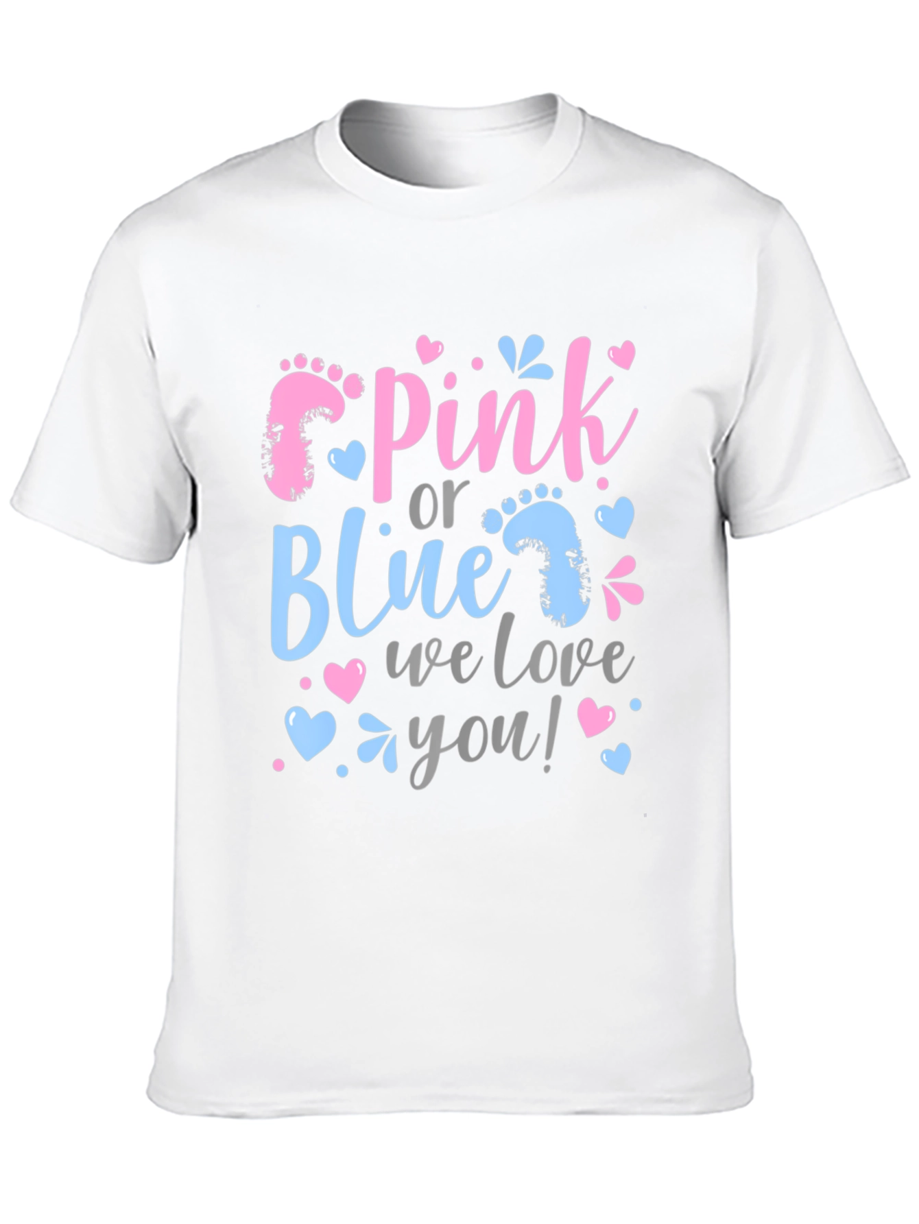 Pink or Blue Gender Reveal T-Shirt