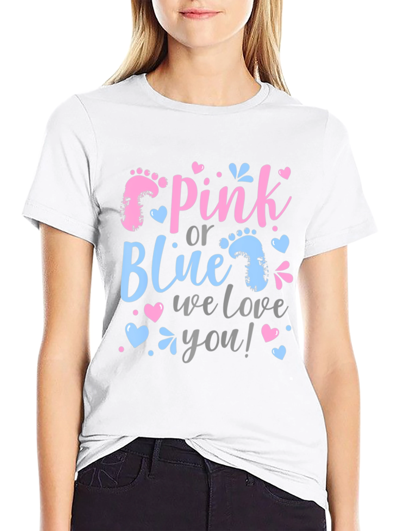 Pink or Blue Gender Reveal T-Shirt