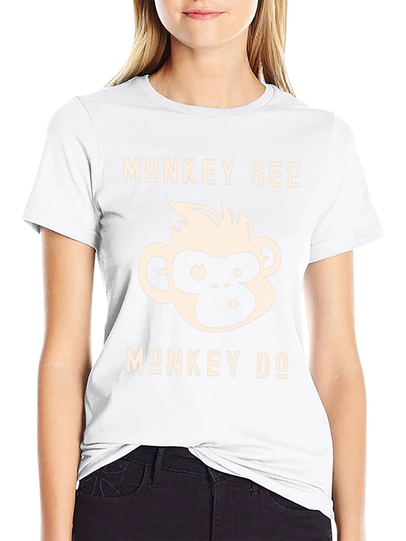 Monkey See Monkey Do Graphic Tee