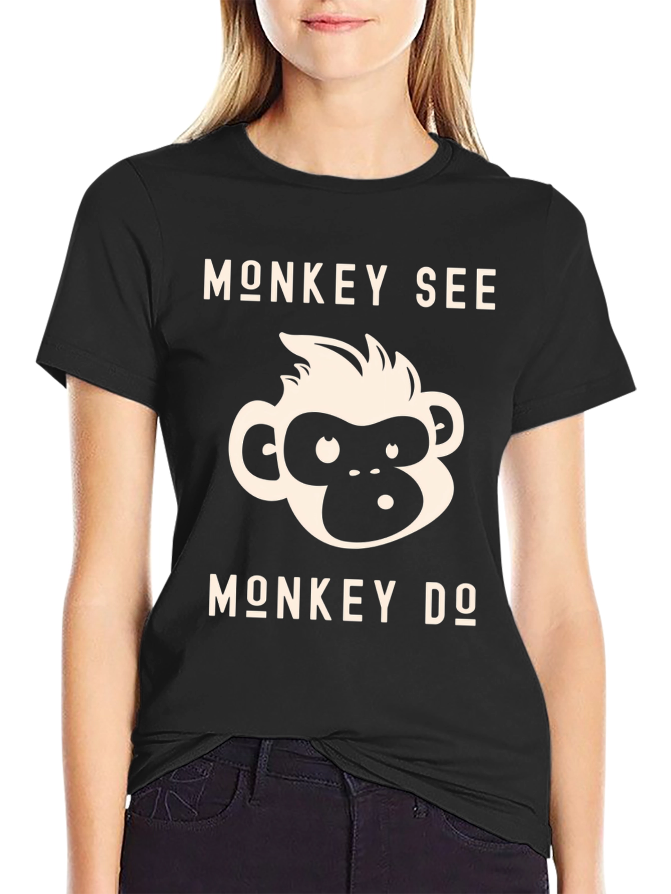 Monkey See Monkey Do Graphic Tee