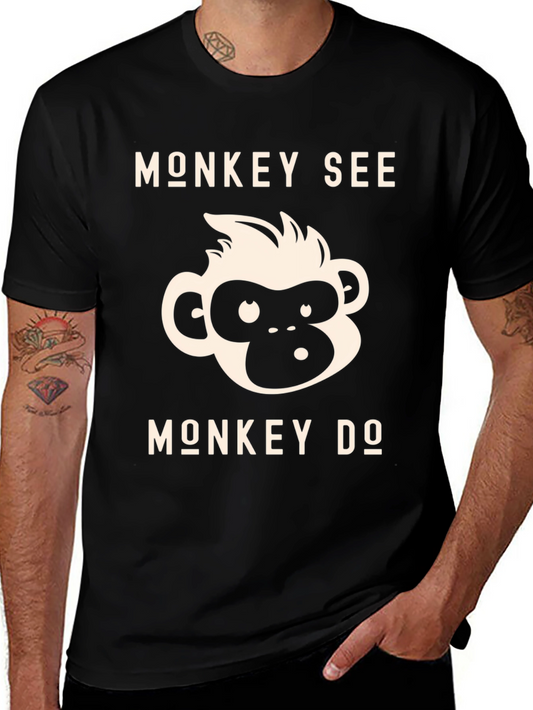 Monkey See Monkey Do Graphic Tee