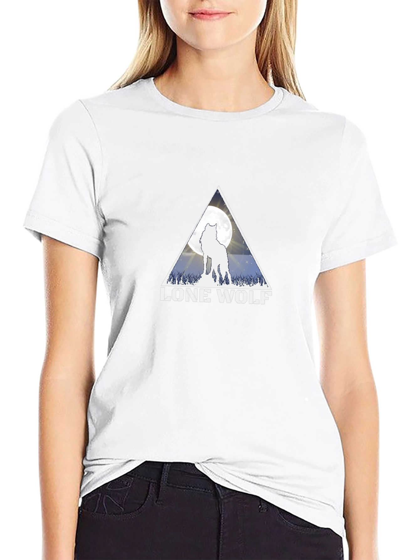 Lone Wolf Graphic Tee - Black T-Shirt