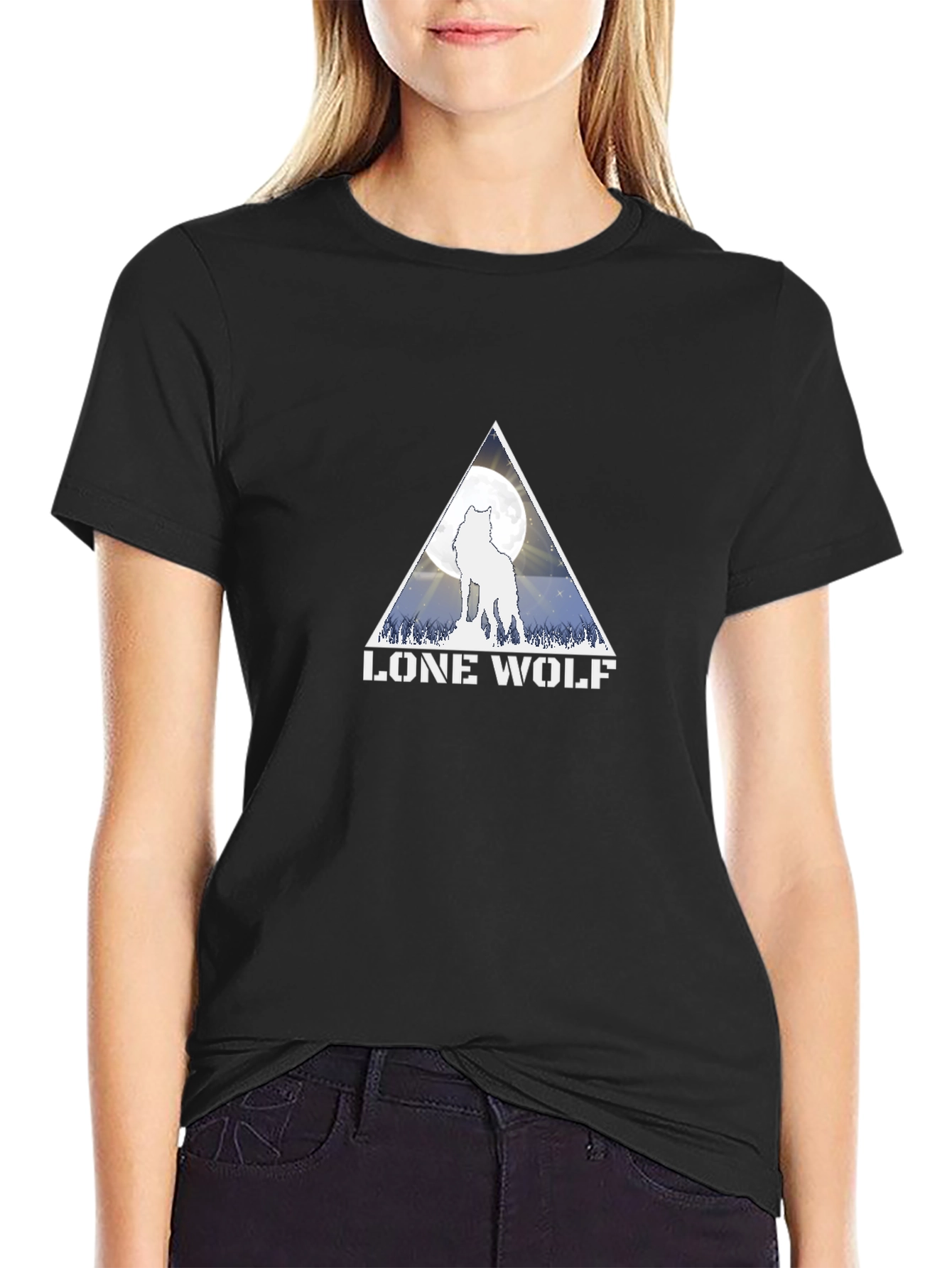 Lone Wolf Graphic Tee - Black T-Shirt