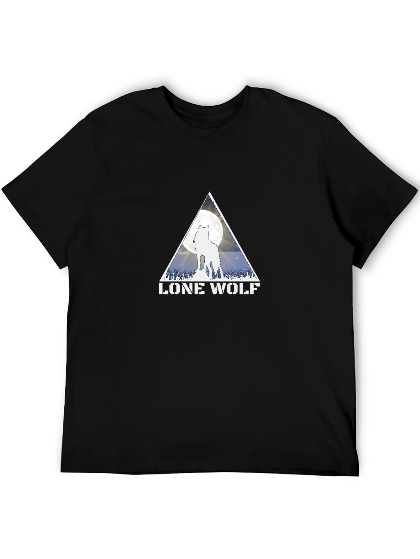 Lone Wolf Graphic Tee - Black T-Shirt