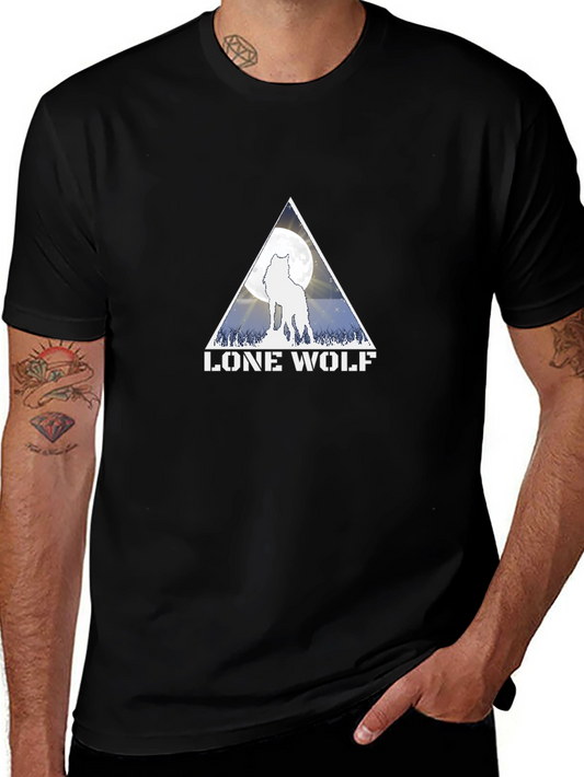 Lone Wolf Graphic Tee - Black T-Shirt