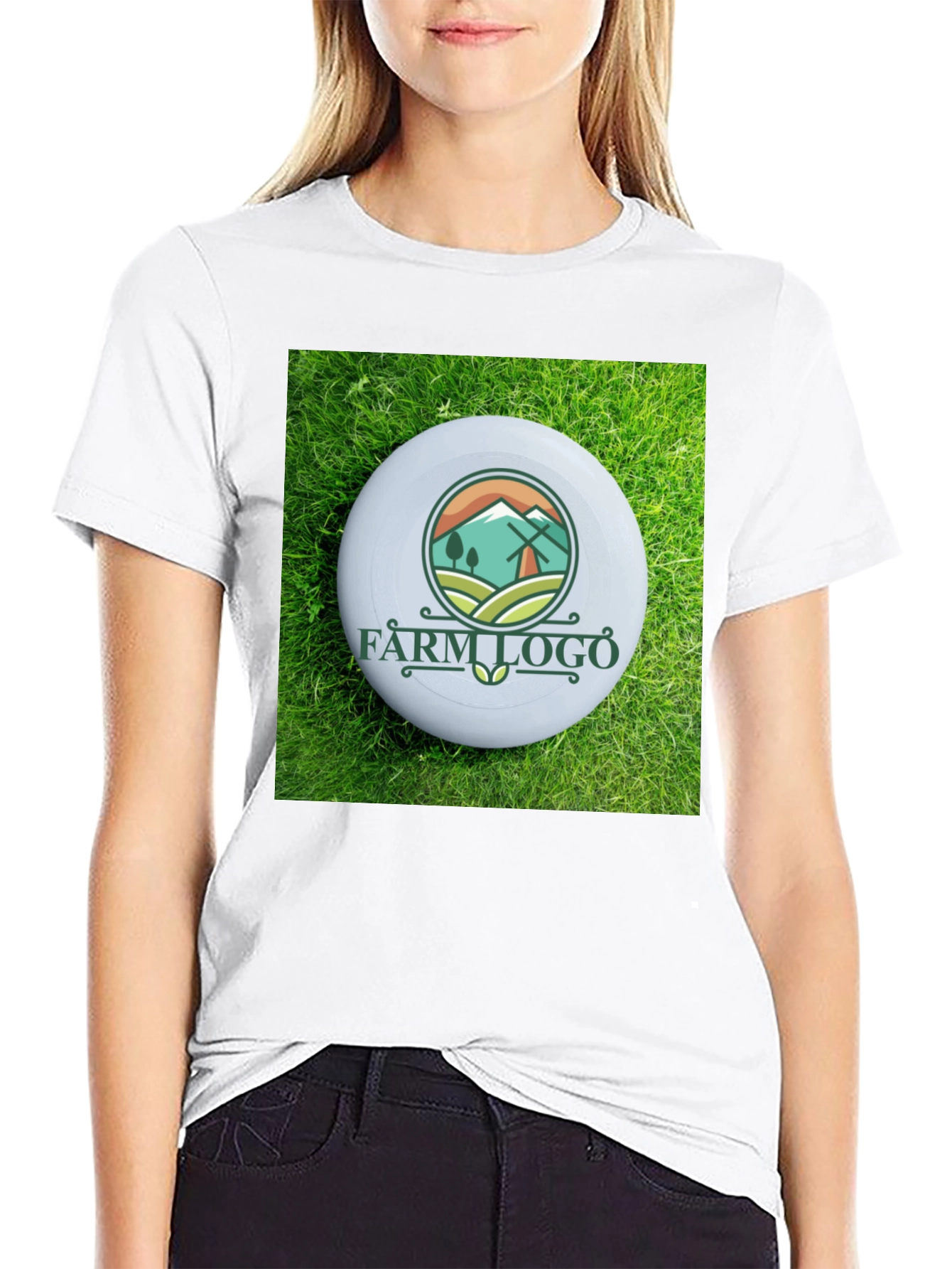Farm Logo Graphic T-Shirt