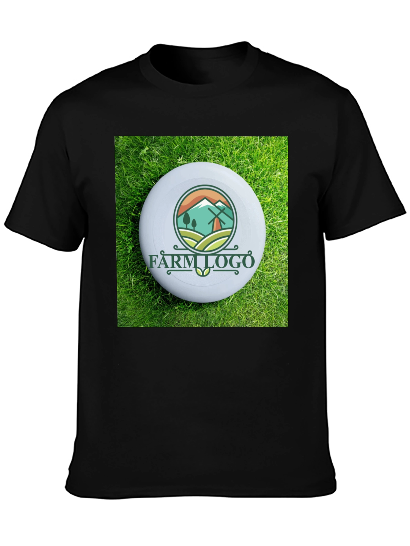 Farm Logo Graphic T-Shirt