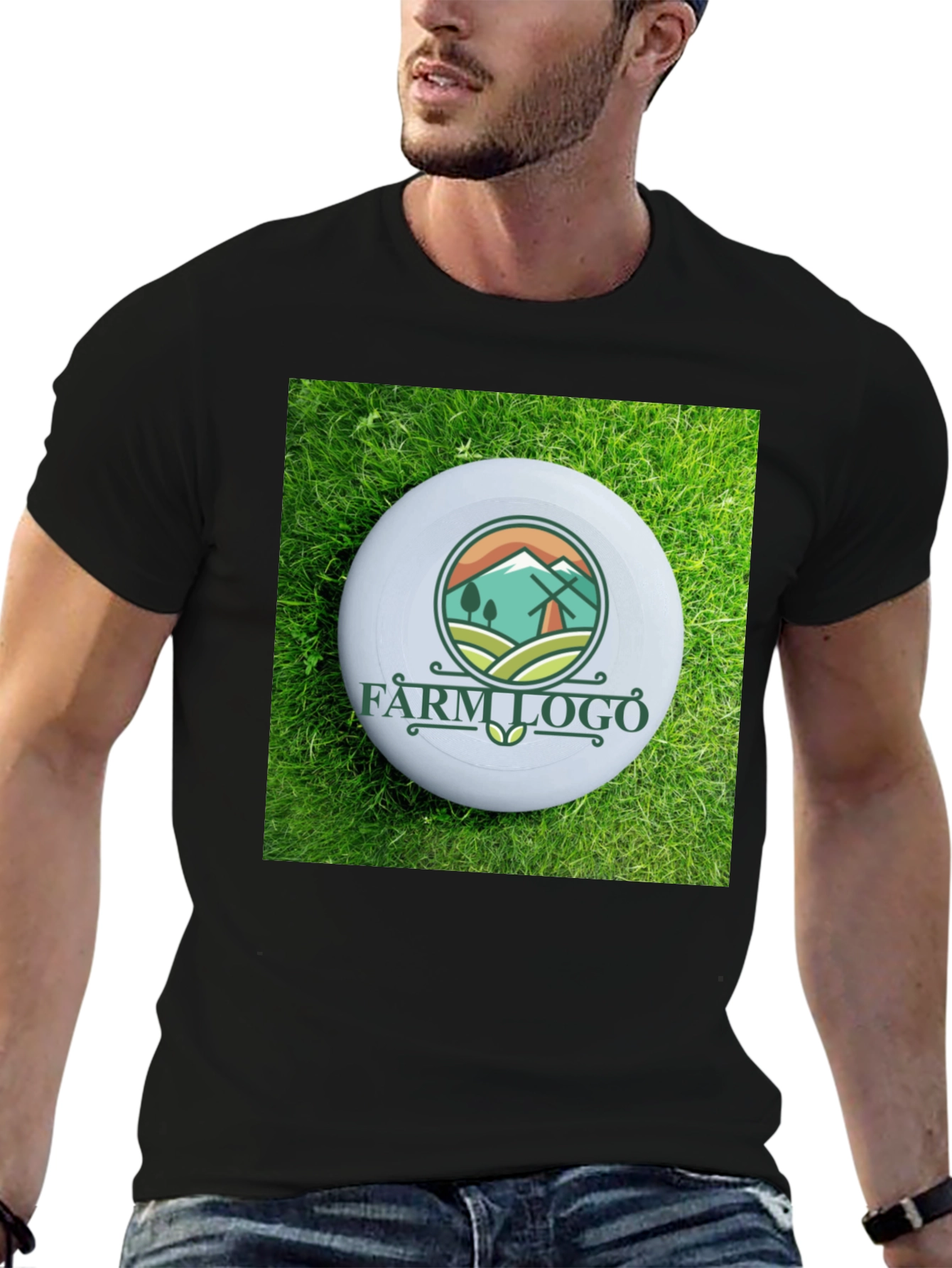 Farm Logo Graphic T-Shirt