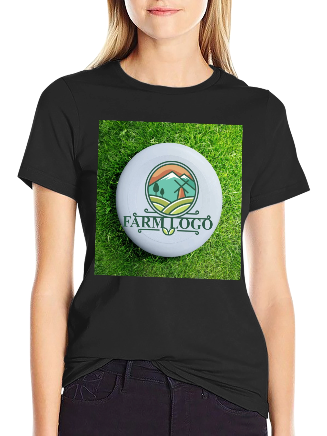 Farm Logo Graphic T-Shirt
