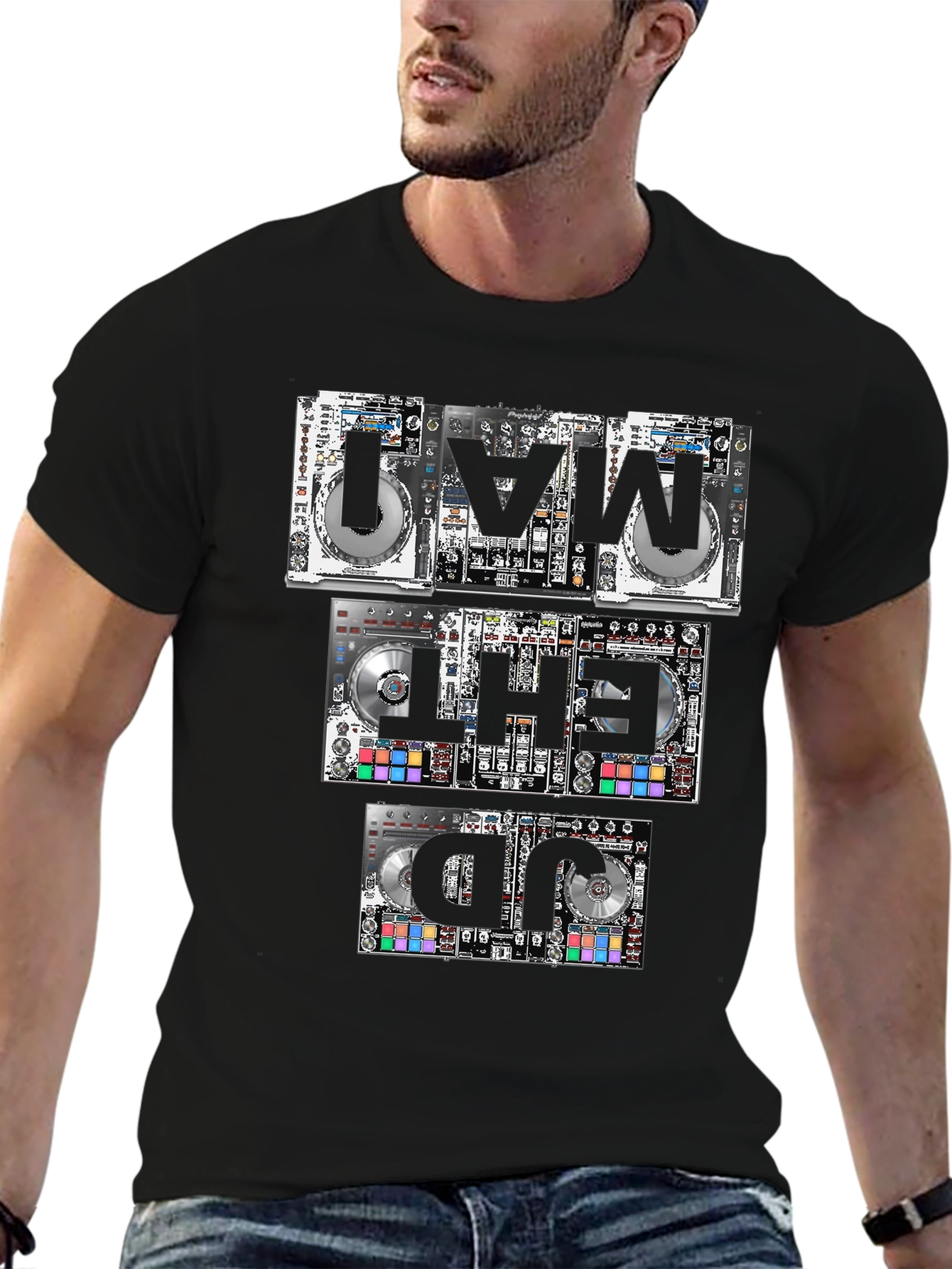 DJ Mixer Graphic T-Shirt - Music Lovers Tee