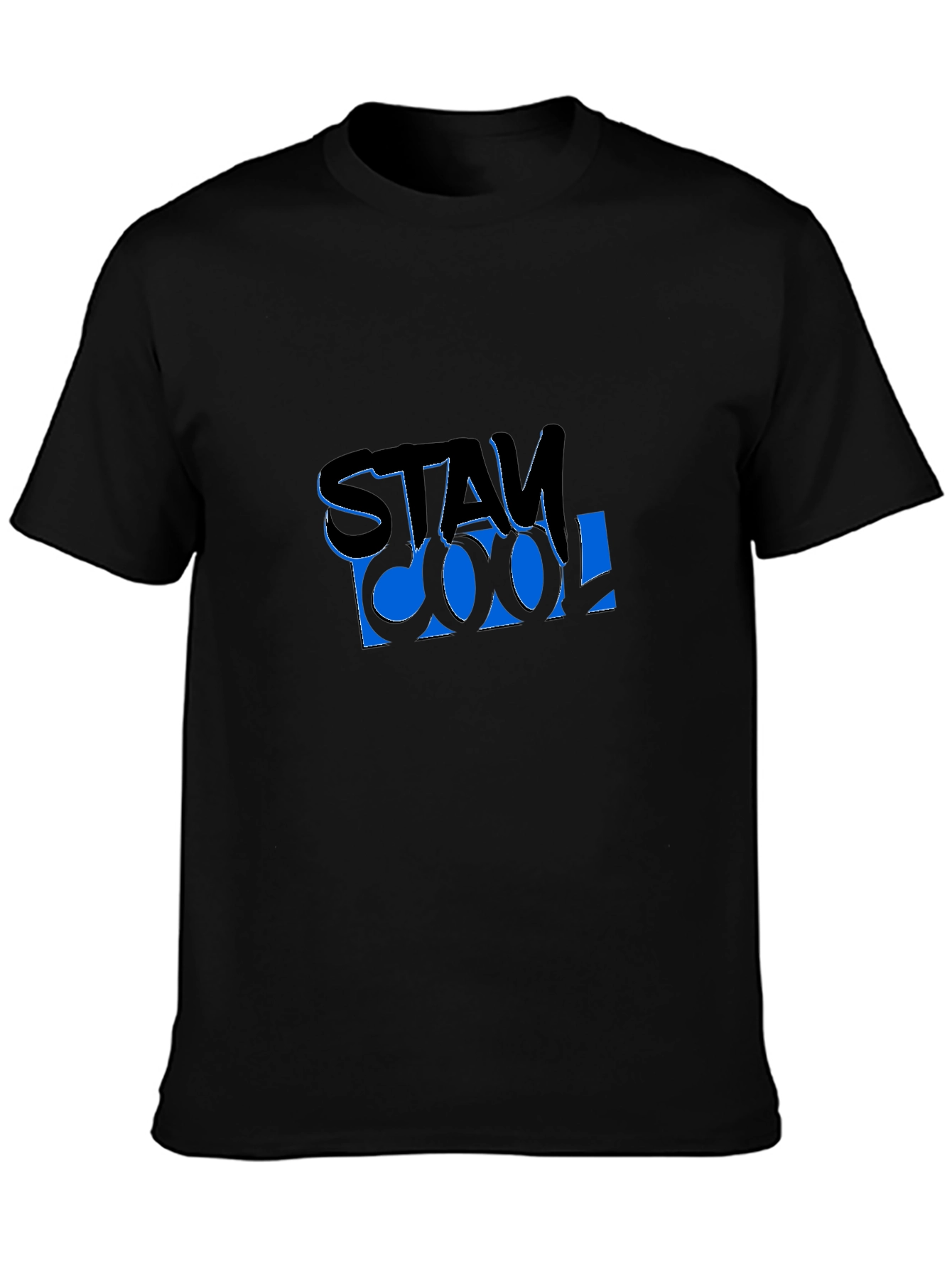 Stay Cool Graphic T-Shirt - Black